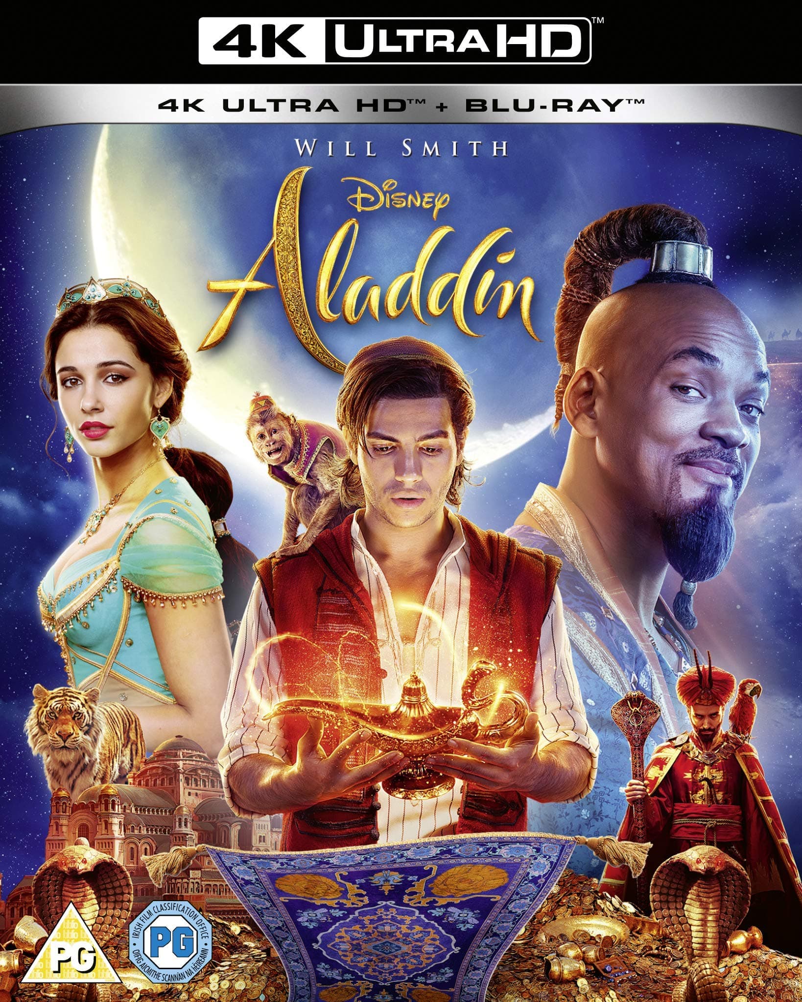 WALT DISNEY Aladdin Live Action [4K Ultra-HD + Blu-ray] [2019] [Region Free]
