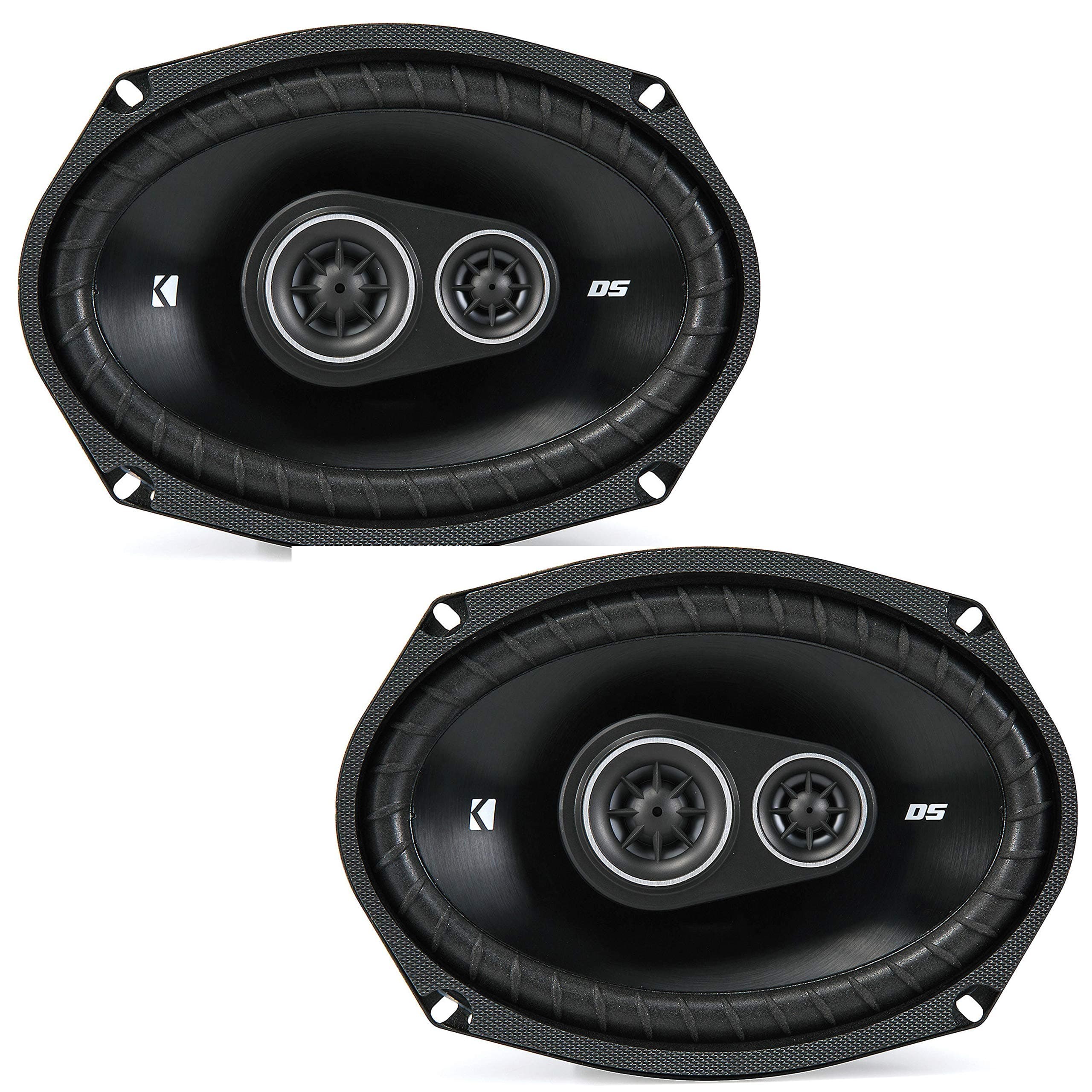 Kicker DSC693 (41DSC6934) 6" x 9" D-Series Coaxial 3-Way Speaker with 1/2" Tweeter and 2' Mid