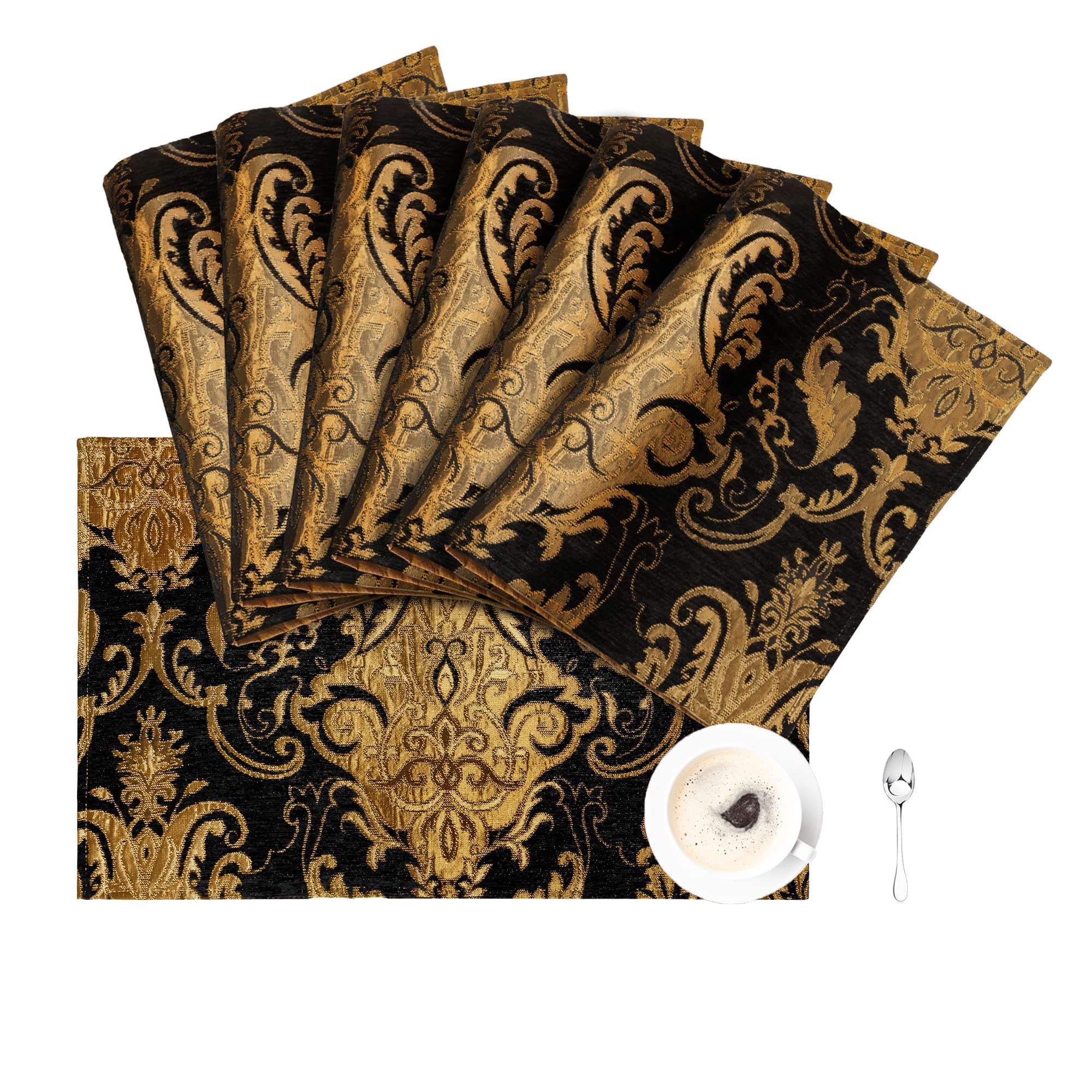 TOPLUXE Placemats Set of 6