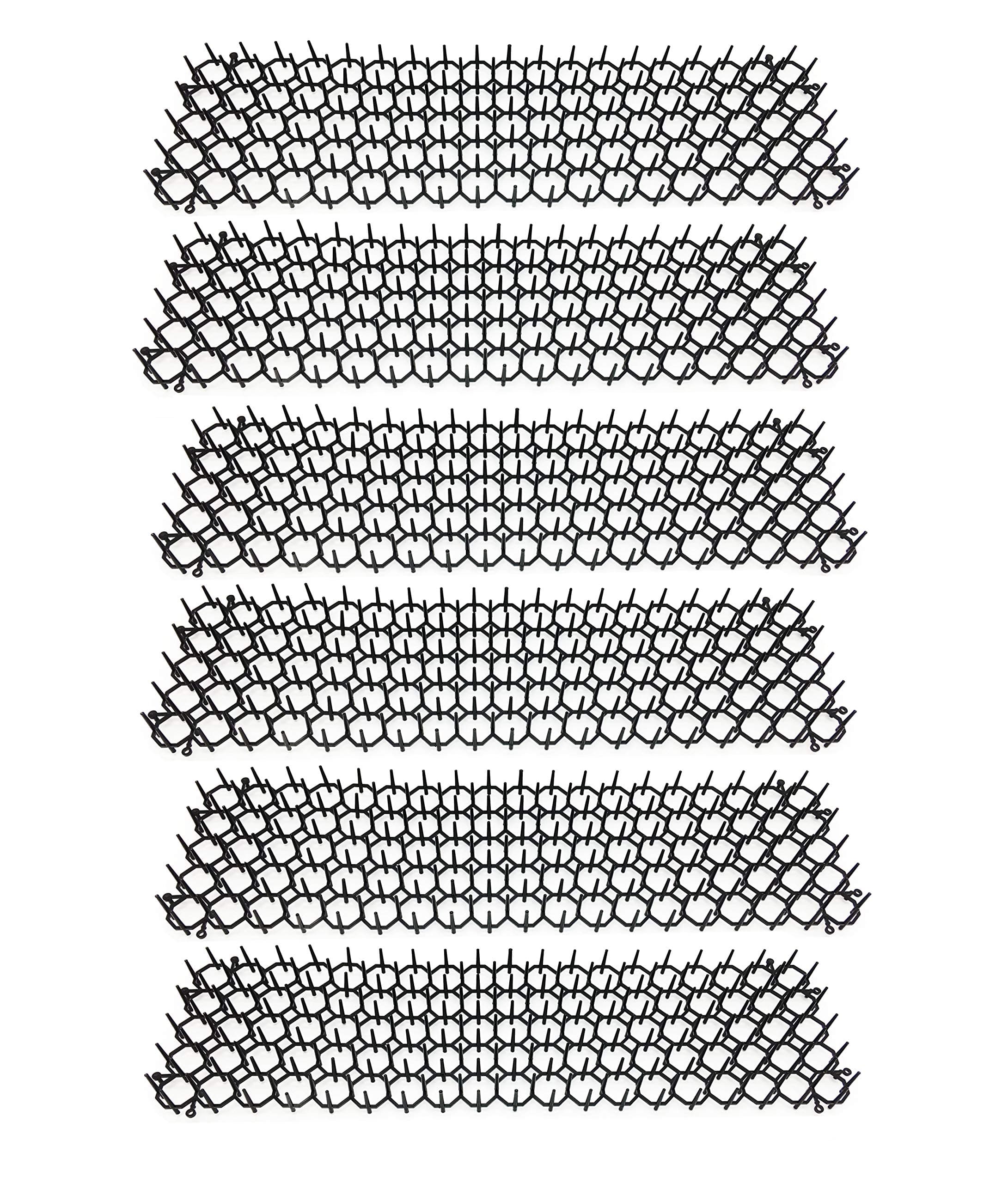 Yostopper Cat Scat Repellent Mat Plastic Spike 18.9 Inches×5.1Inches×1Inches, 6PCS