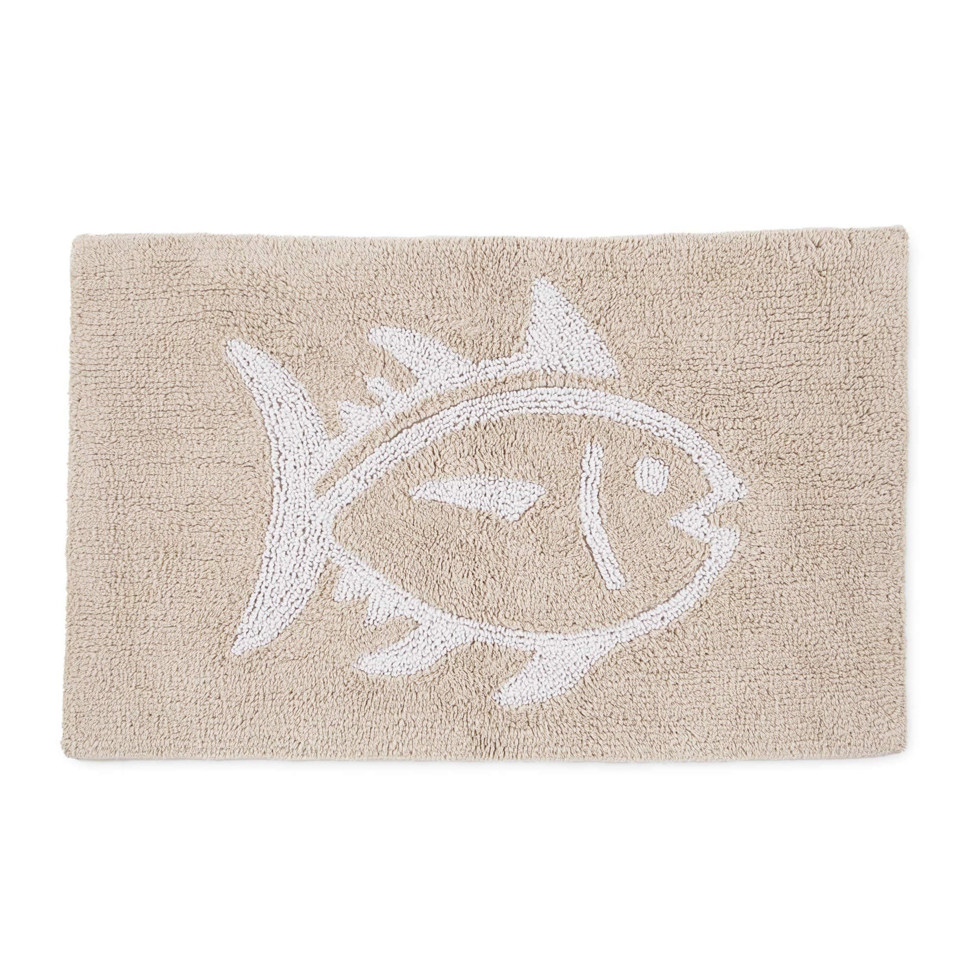 Southern Tide Skipjack Reversible Sand 17"W x 24"L Bath Rug