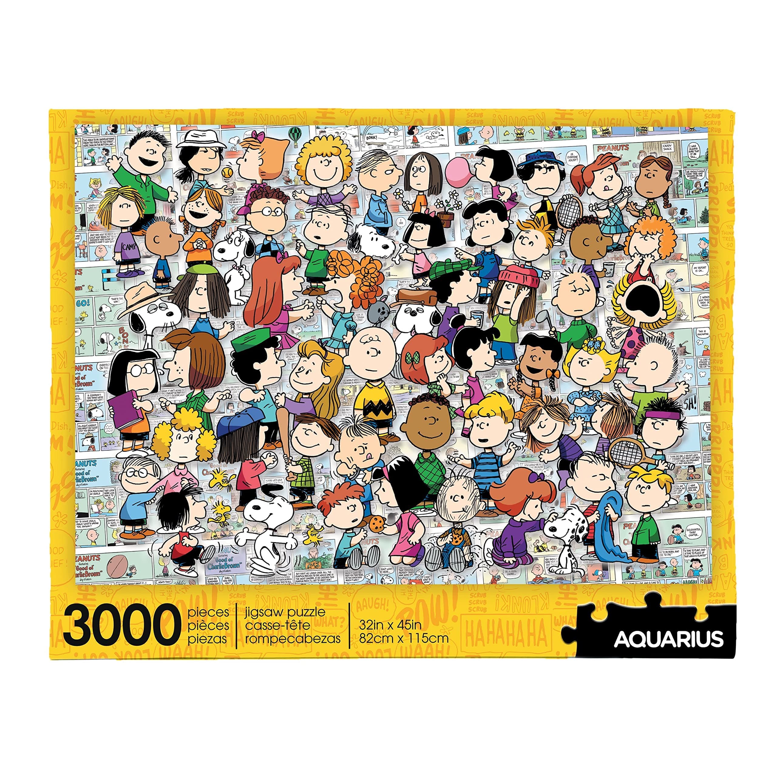 Peanuts Cast GIANT jigsaw puzzle (3000 Pieces) 1150mm x 820mm (nm)