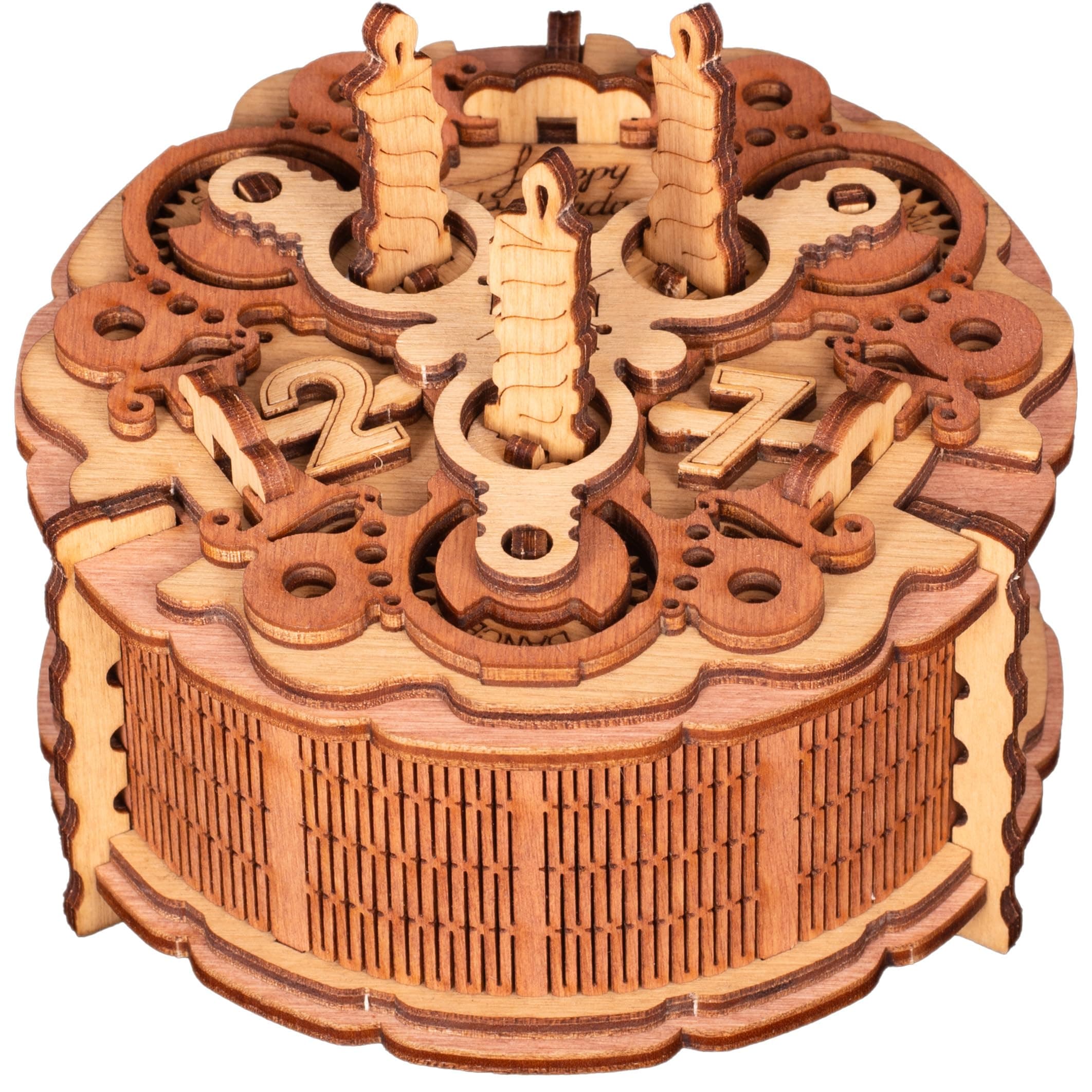 iDventure Birthday Cake puzzle box - Tricky gift packaging - 3D Puzzle box