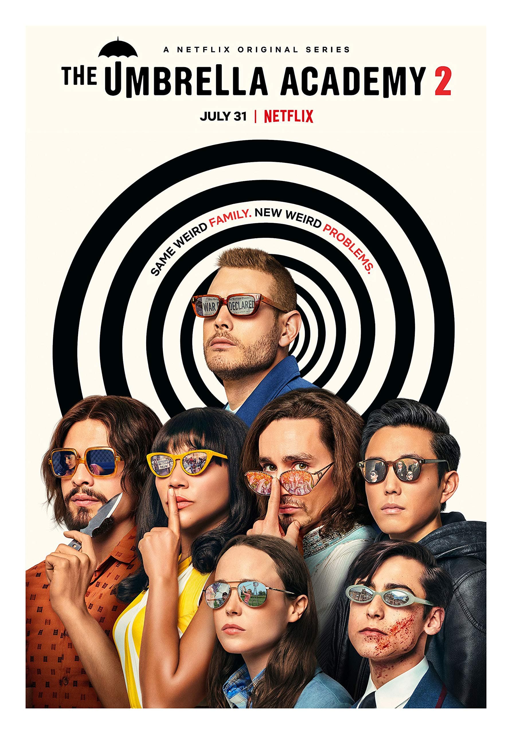 The Umbrella Academy 2 Movie Poster Netflix TV Series Quality Glossy Print Photo Art Ellen Page Size 24x36#1