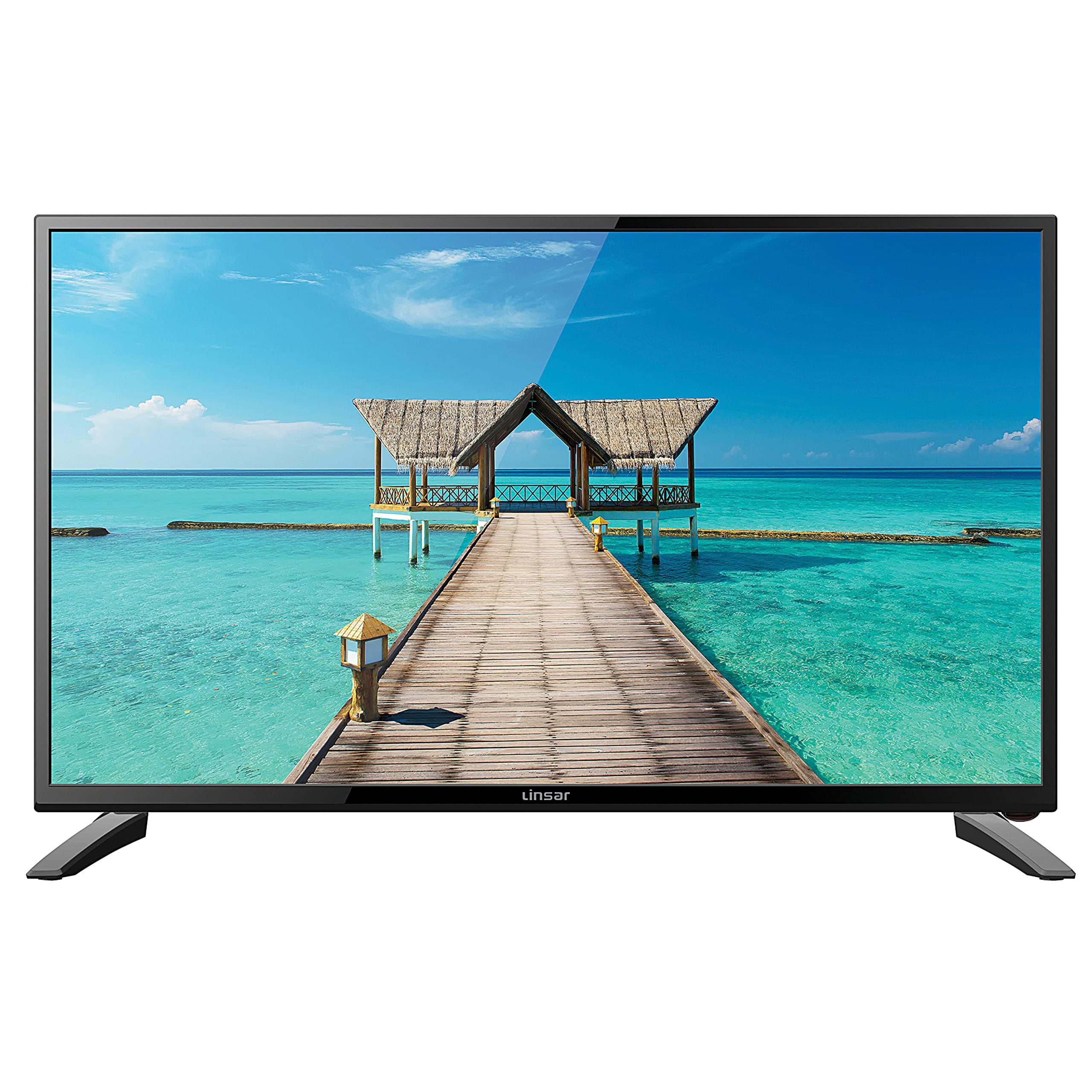 24" LED HD TV - 720p, 24" Flat Screen with Freeview - Slim, Stylish Design - Smooth Action, Crystal Clear Pictures - Recording Function