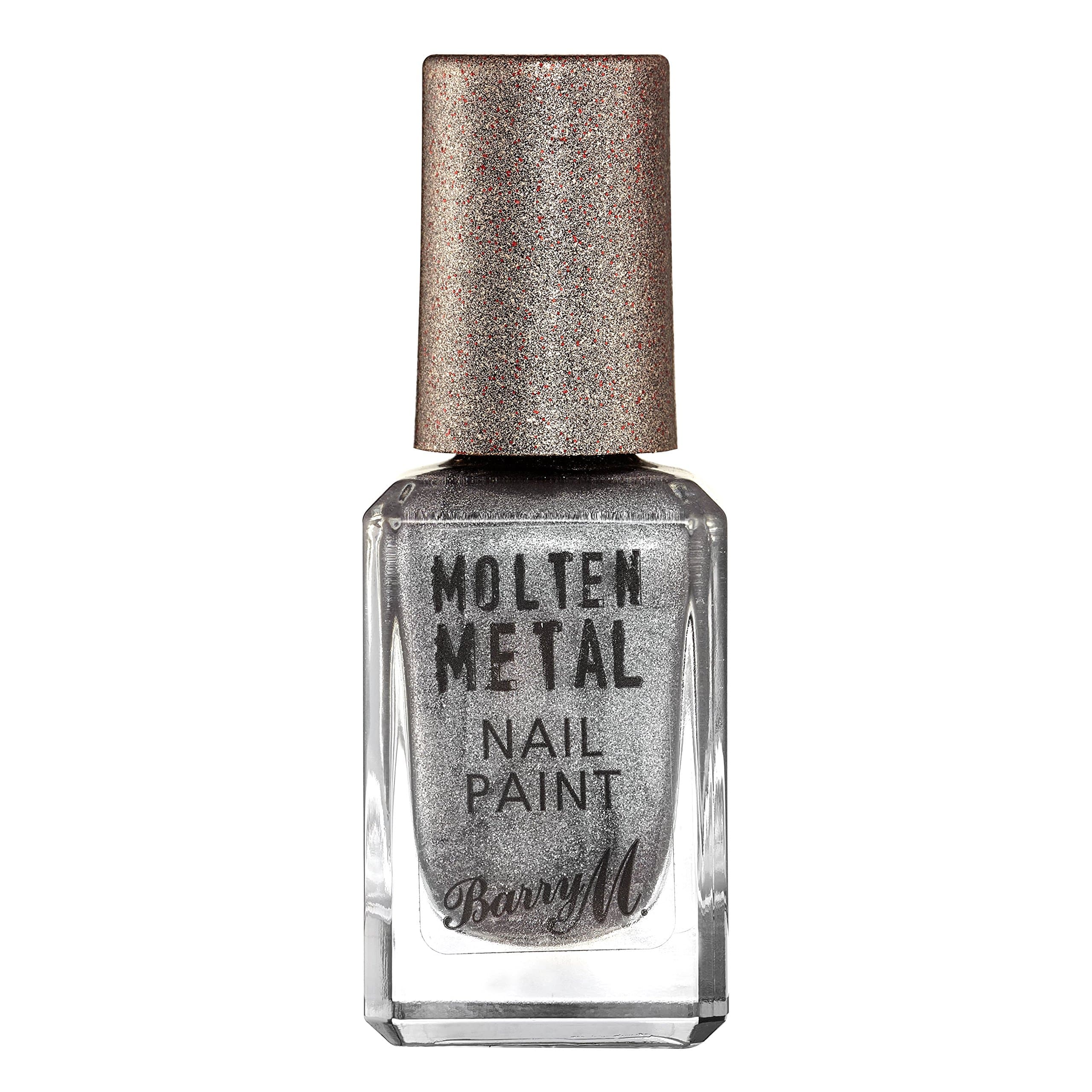 Barry M Cosmetics Molten Metal Nail Paint, Silver Lining