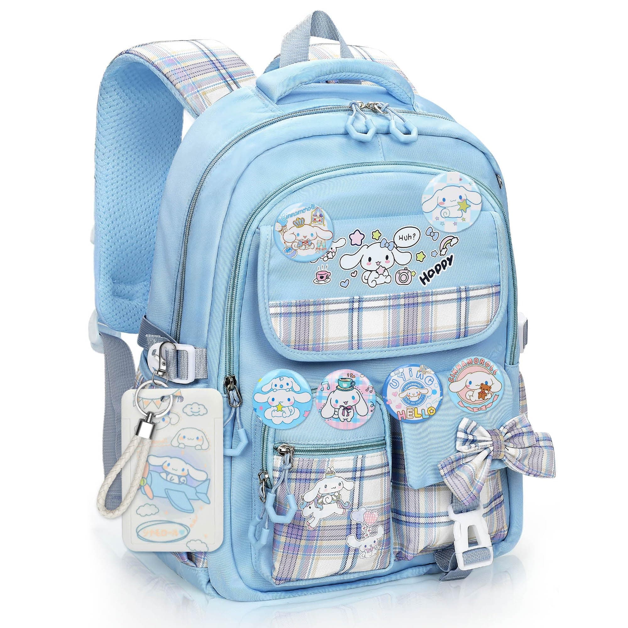 Backpack for Girls Anime Schoolbag Cartoon Backpack Laptop Bookbags