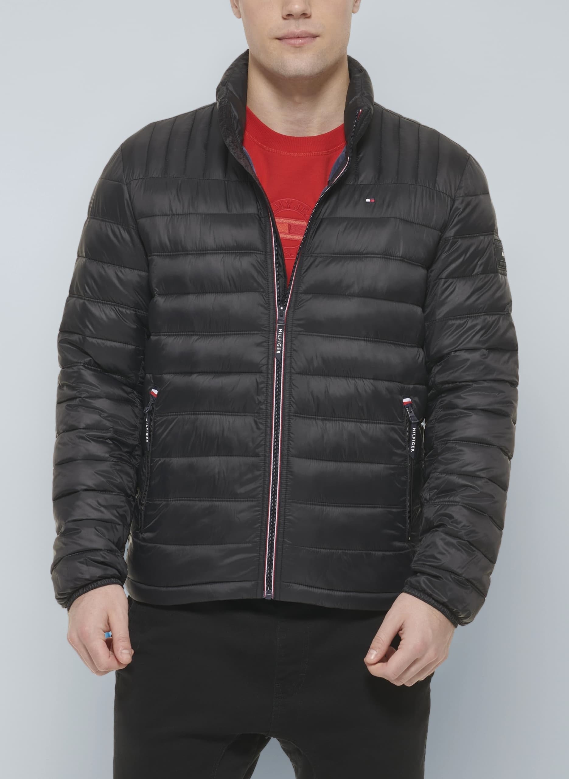 Tommy Hilfiger Men's Performance Faux Memory Bomber Jacket Transitional Jacket