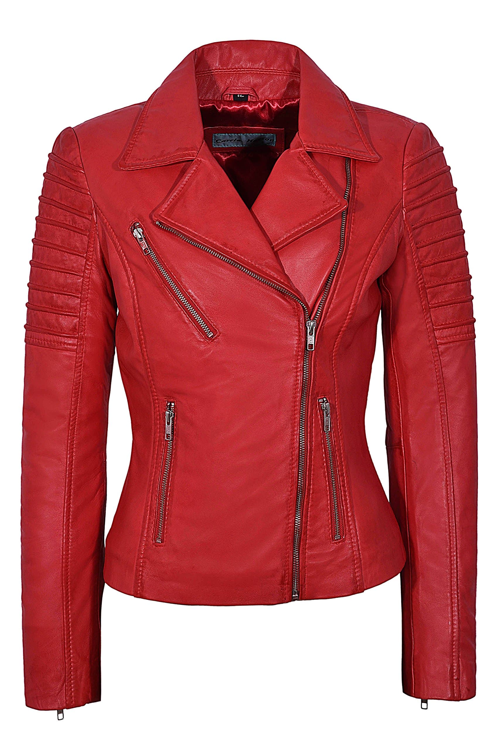 Smart Range LeatherLadies Real Leather Jacket Stylish Fashion Designer Soft Biker Motorcycle Style 9334