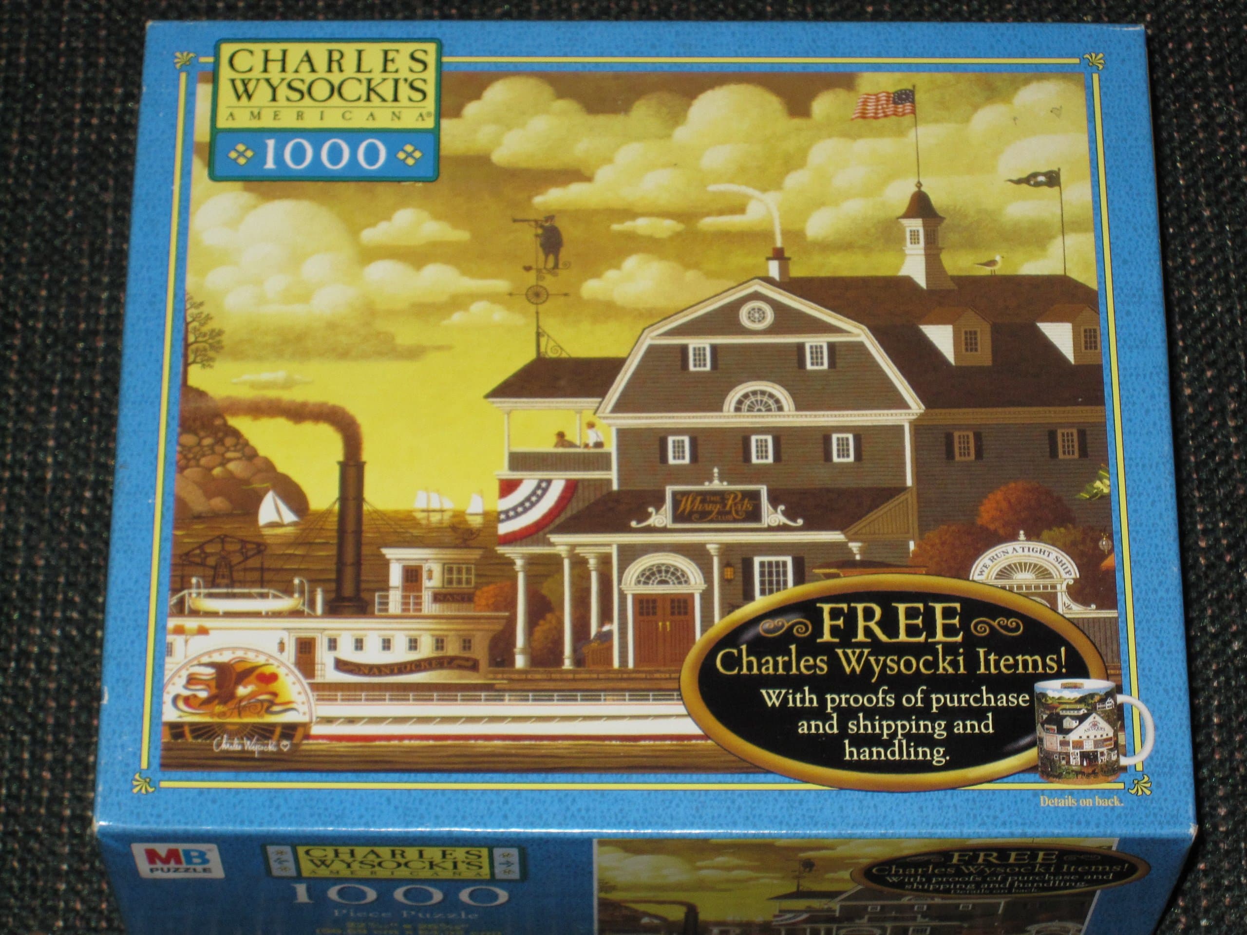 Charles Wysocki, Fairhaven By the Sea, 1000 Piece Jigsaw Puzzle