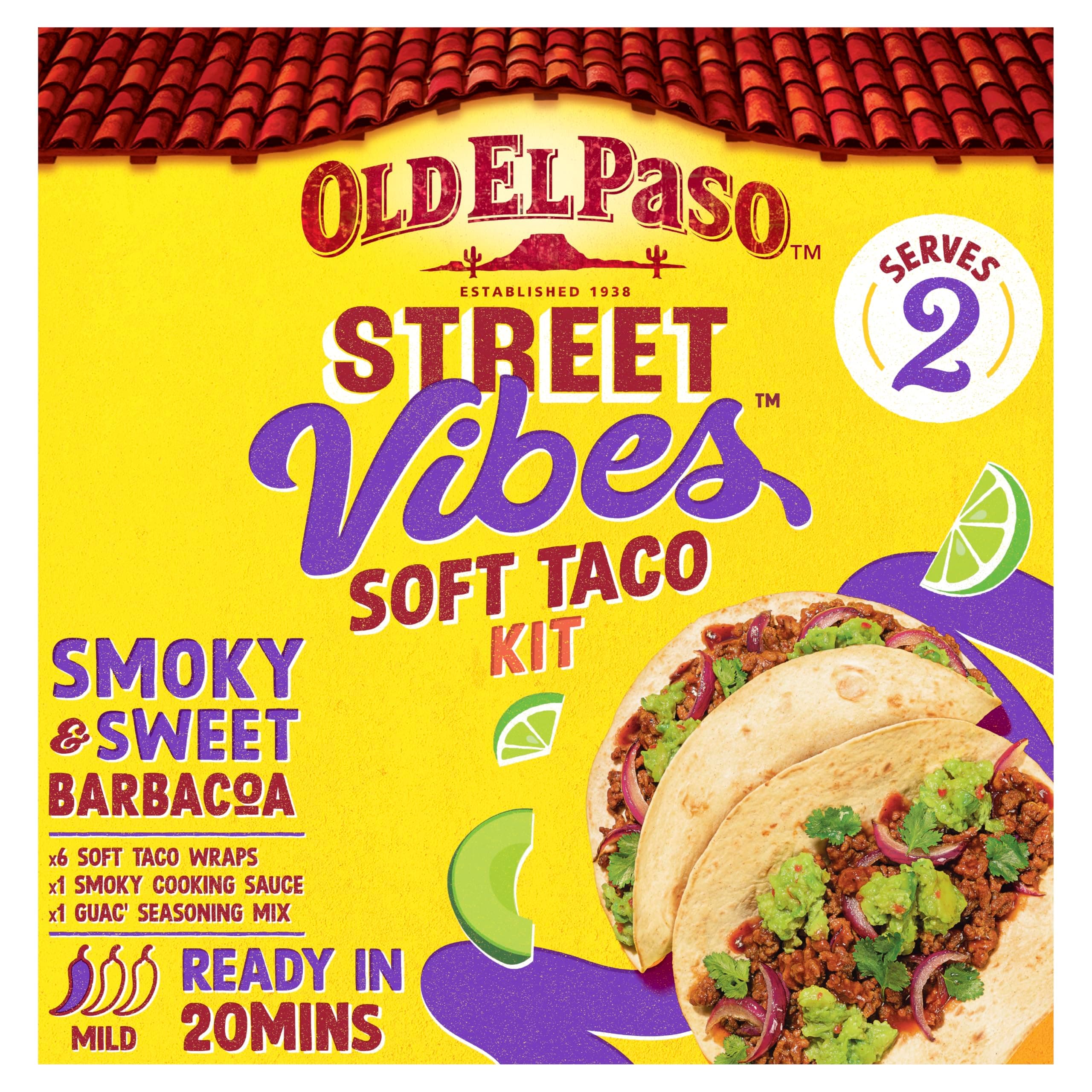 Street Vibes Smoky & Sweet Barbacoa Soft Taco Kit 255g