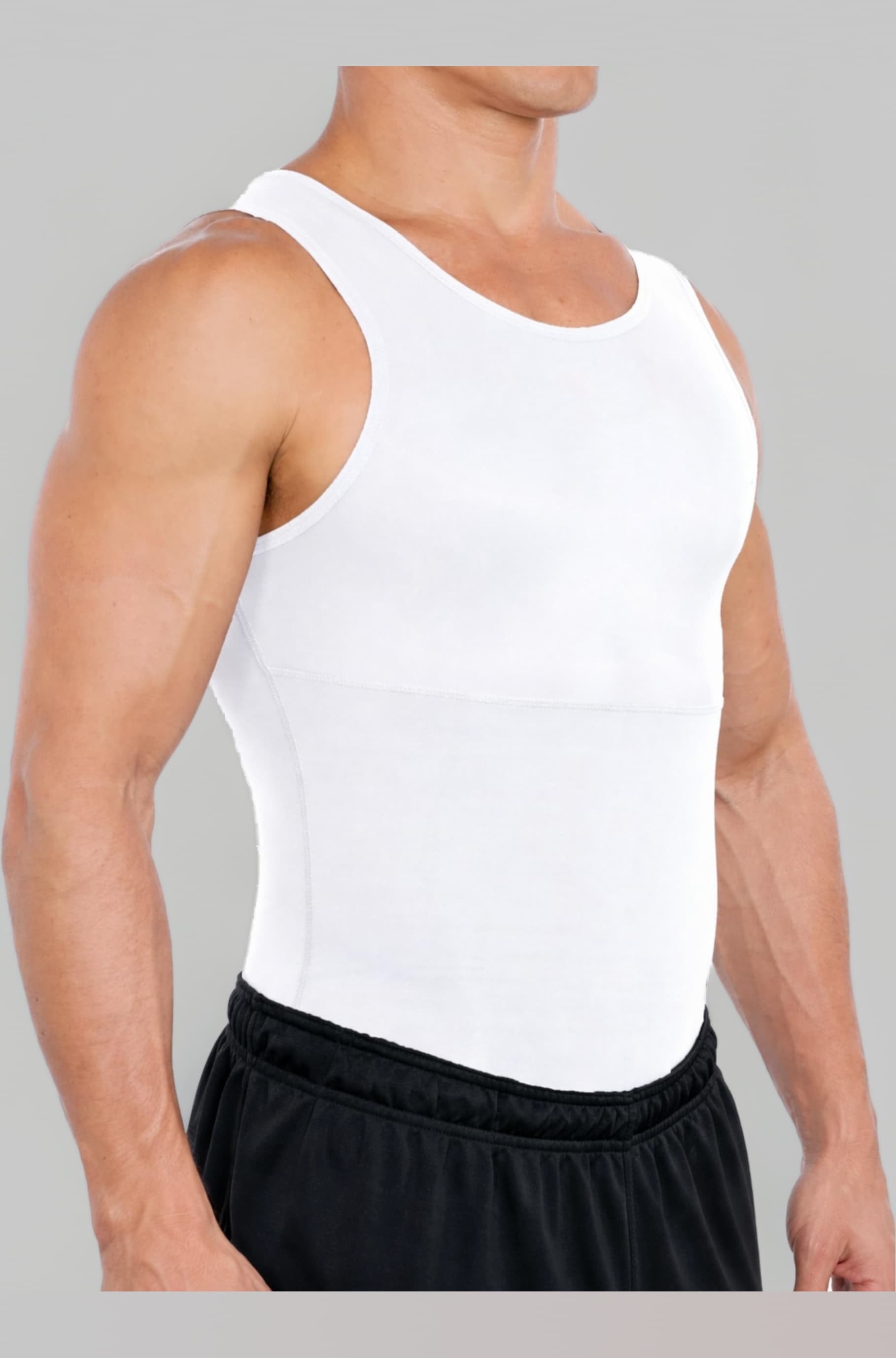 Original Men’s Max Slimming Compression Undershirt Shapewear
