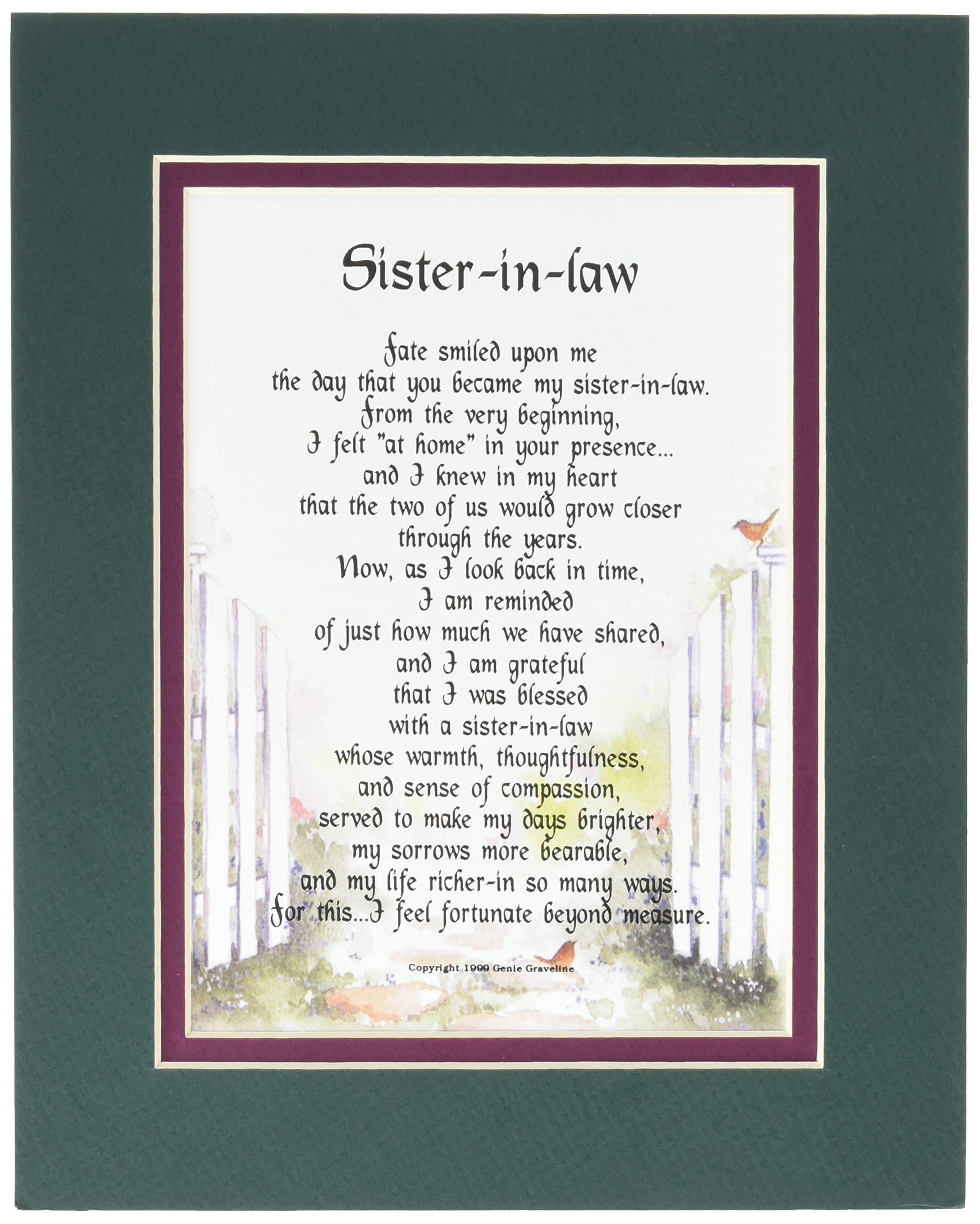 A Gift Present Poem For A Sister-in-law Birthday #91