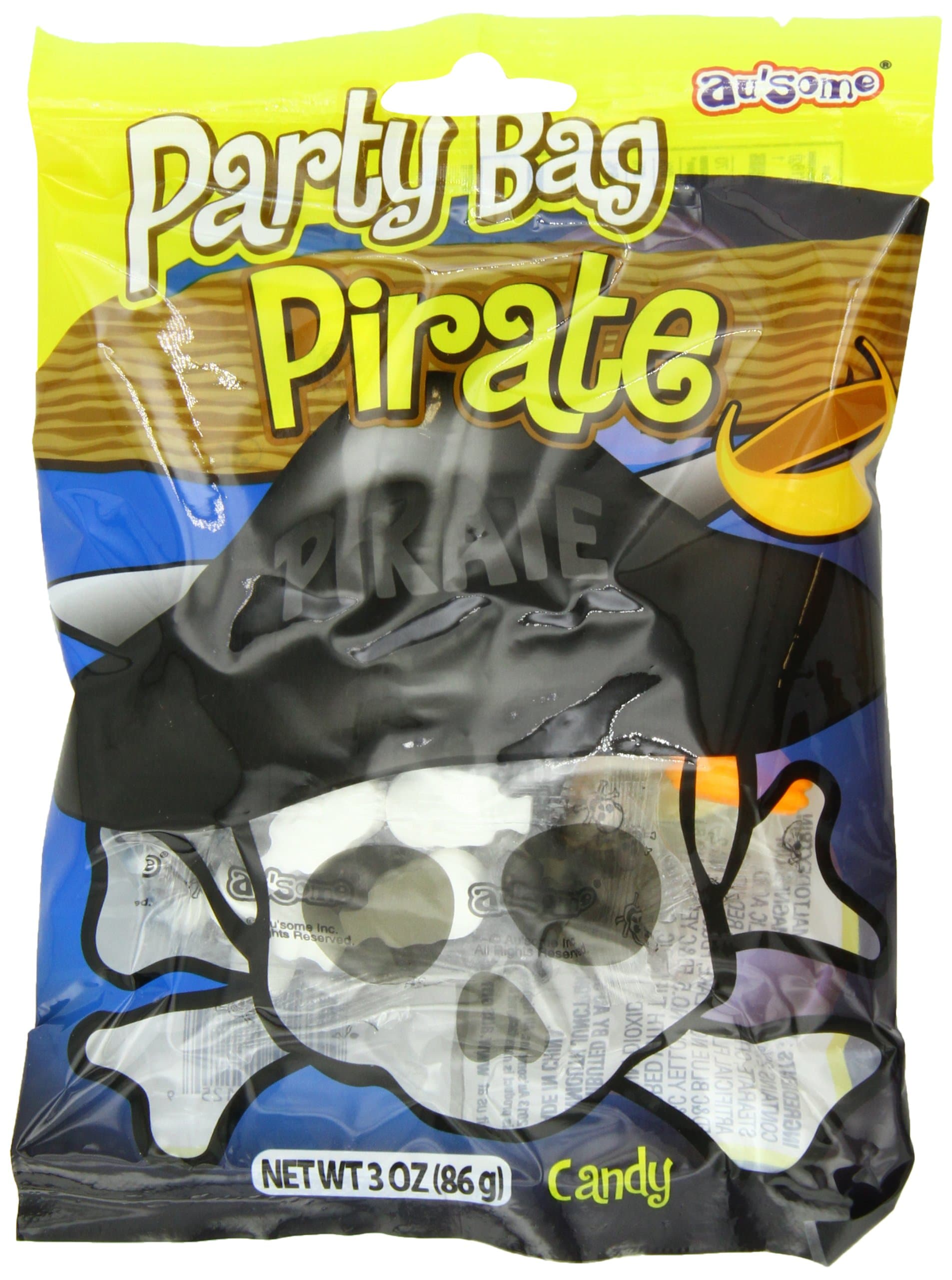 Au'some Pirate Party Bag Au'some Pirate Party Bag, 3.1 Ounce (Pack of 12
