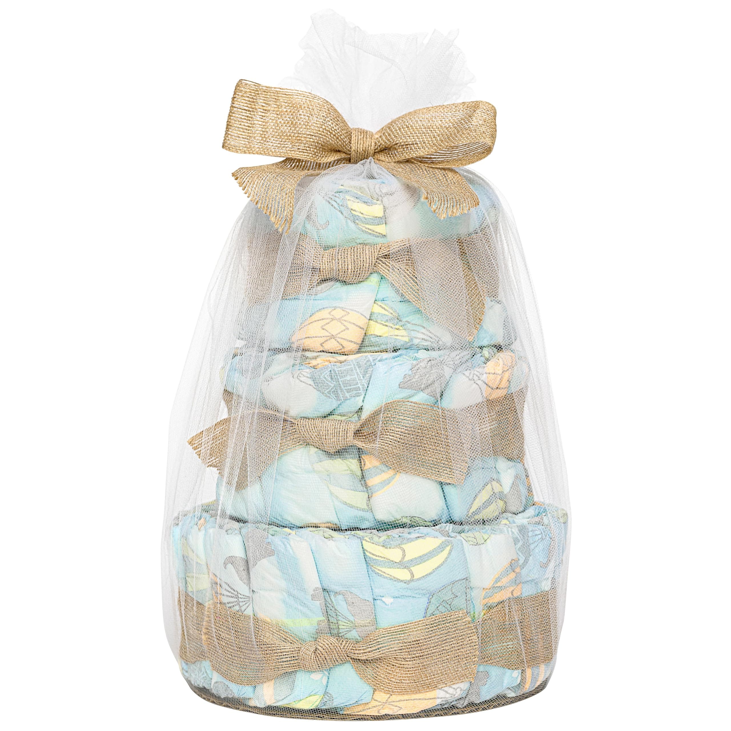 The Honest Company Diaper Cake, Diapers Baby Personal Care Plant-Based Wipes Above it All Regular Size 1 8-14 lbs, 35 Count