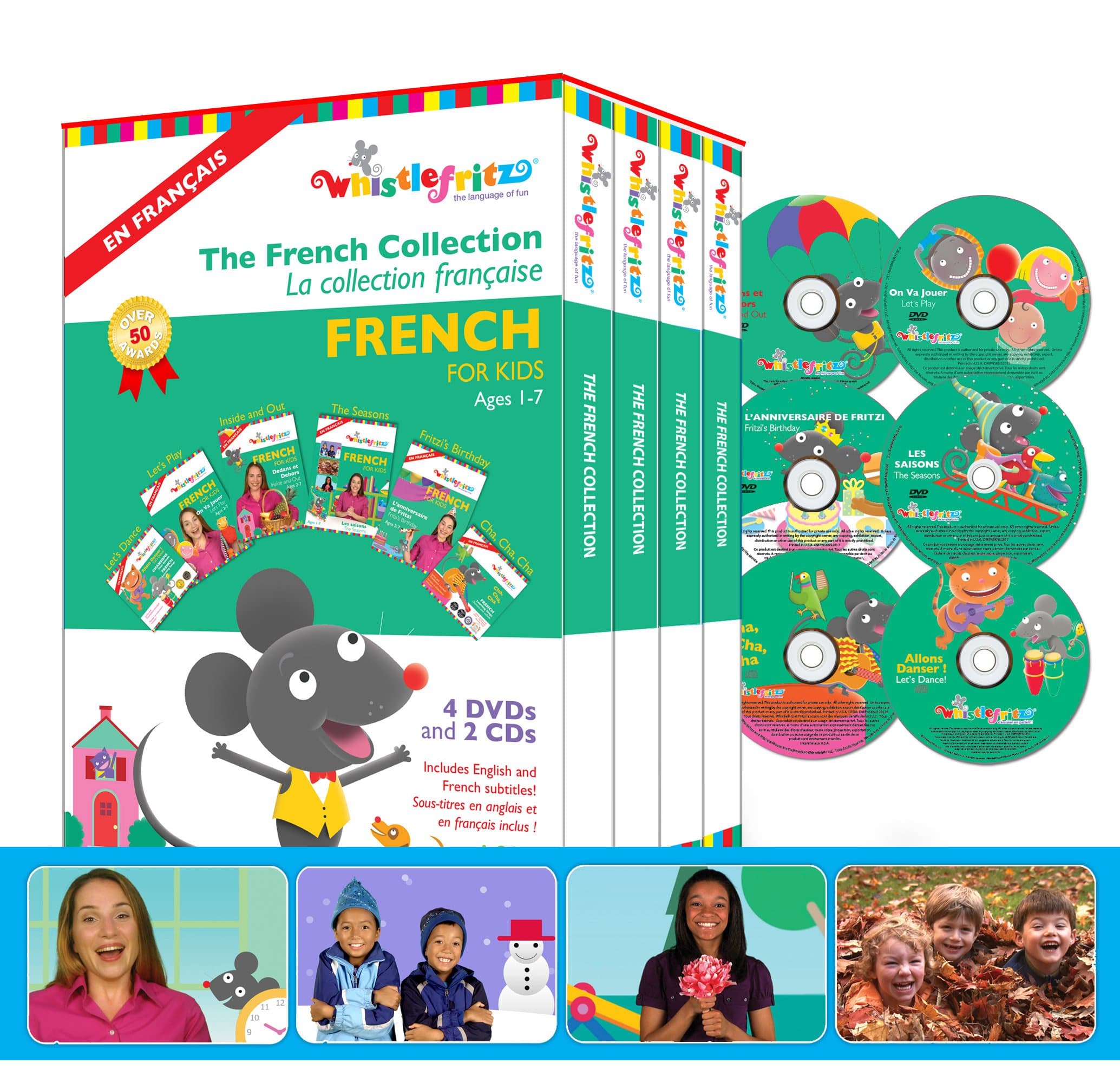 The French Collection (Gift Set of 4 DVDs, 2 CDs)