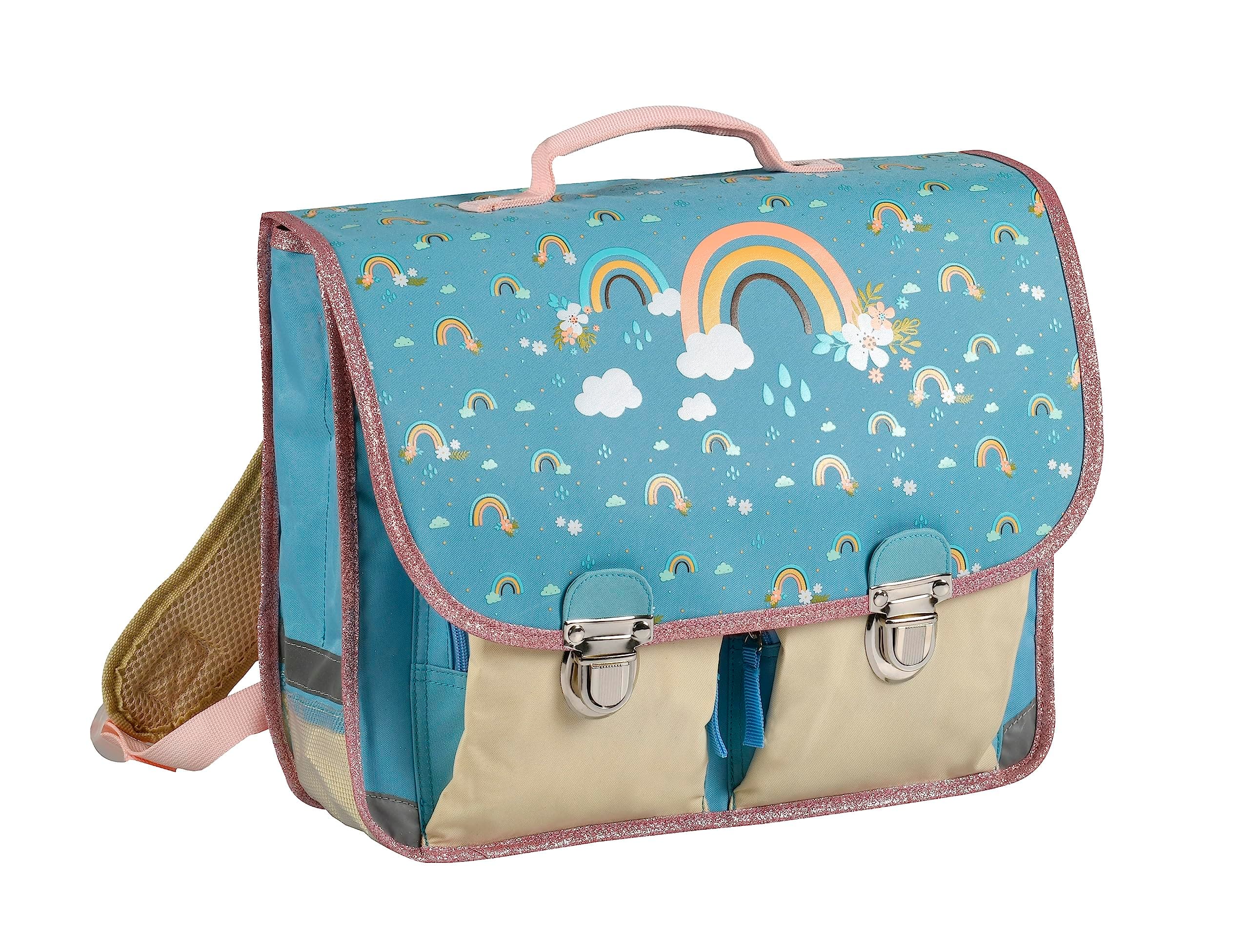 Quo Vadis Louise & Arthur Weather School Bag 38 x 30 x 14 cm, Multicolored, Fantaisie Satchel, Multicolored, Fantaisie Satchel