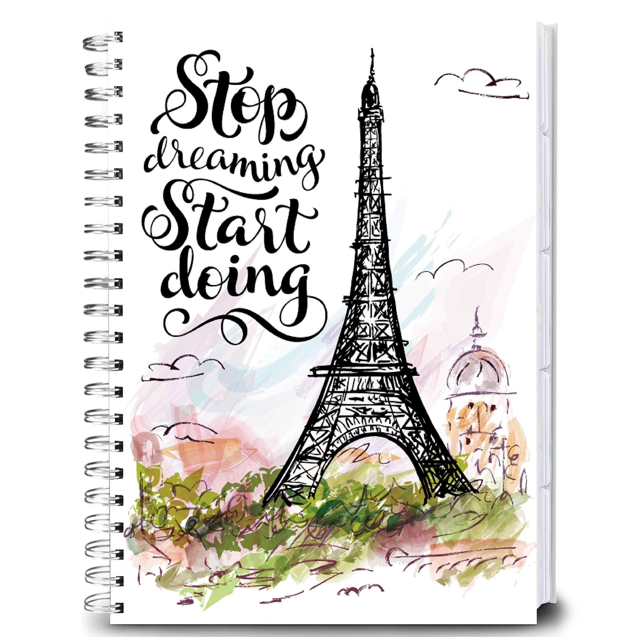 Tools4Wisdom Planner 2017-2018 Calendar 4-in-1: Daily Weekly Monthly Yearly Organizer - Purpose Driven Goals Planning Book - Personal Life Progress Journal Notebook (8.5 x 11/200 Pages/Spiral)