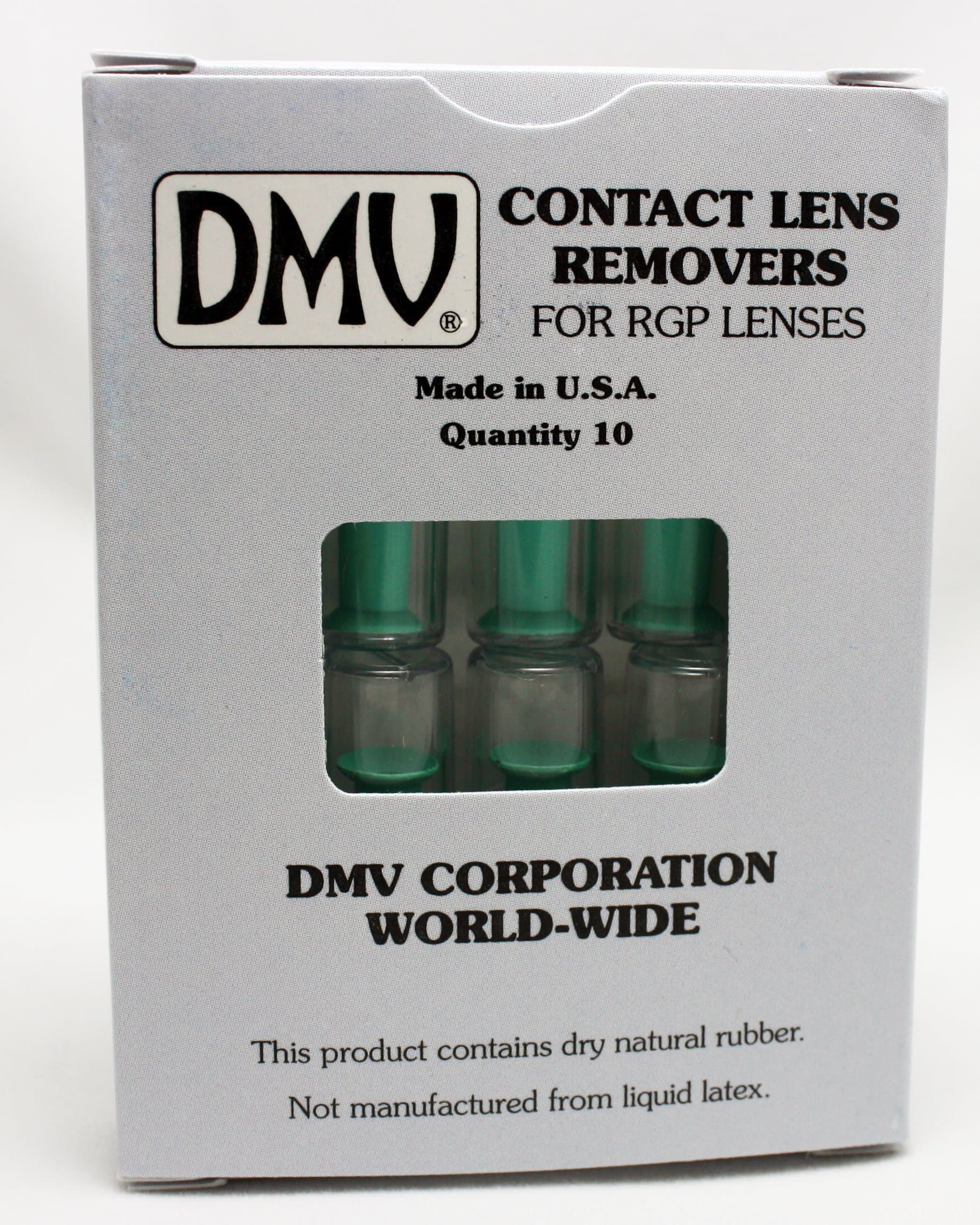 DMV Classic Vented Hard Contact Lens Remover (Green, 10 Packs)