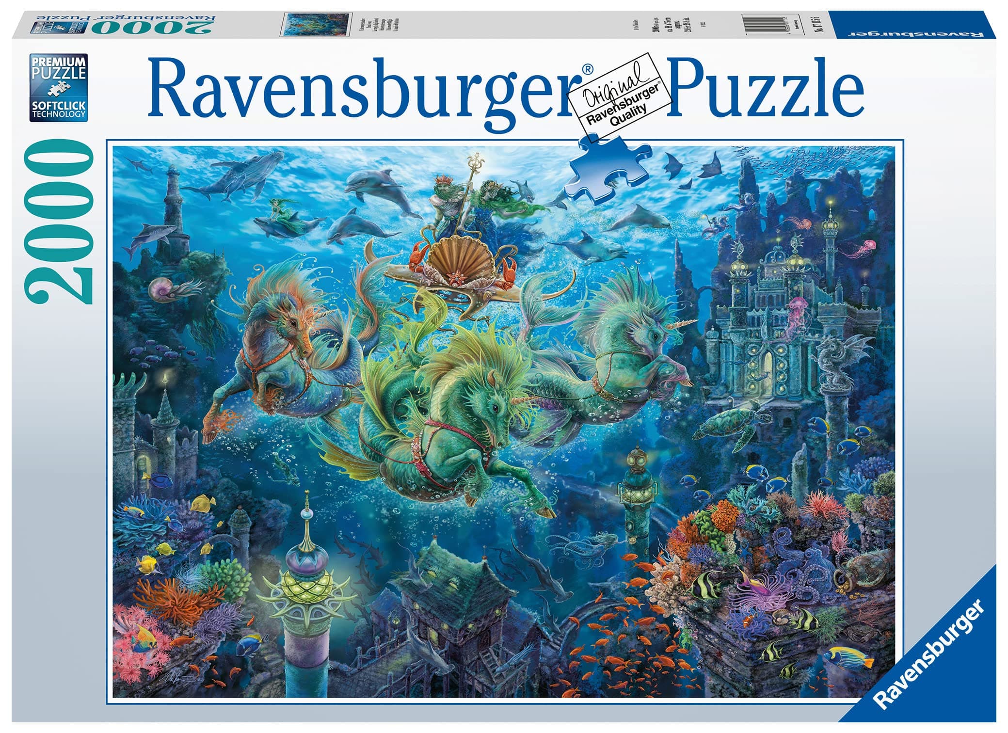 Ravensburger Underwater Magic 2000 Piece Jigsaw Puzzles for Adults and Kids Age 12 Years Up