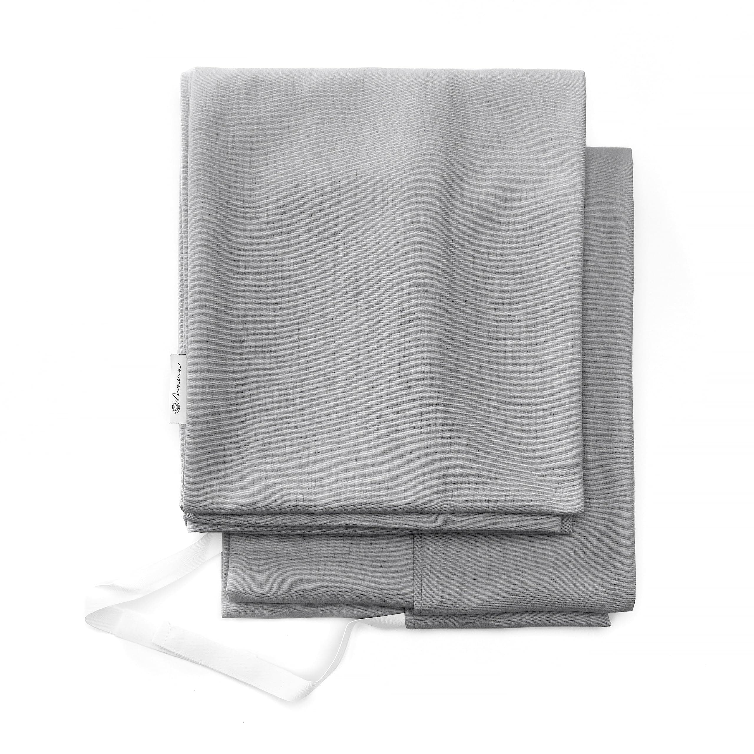 Covers for Avana Mattress Elevator - Queen Size, Covers ONLY, Poly/Cotton, Grey