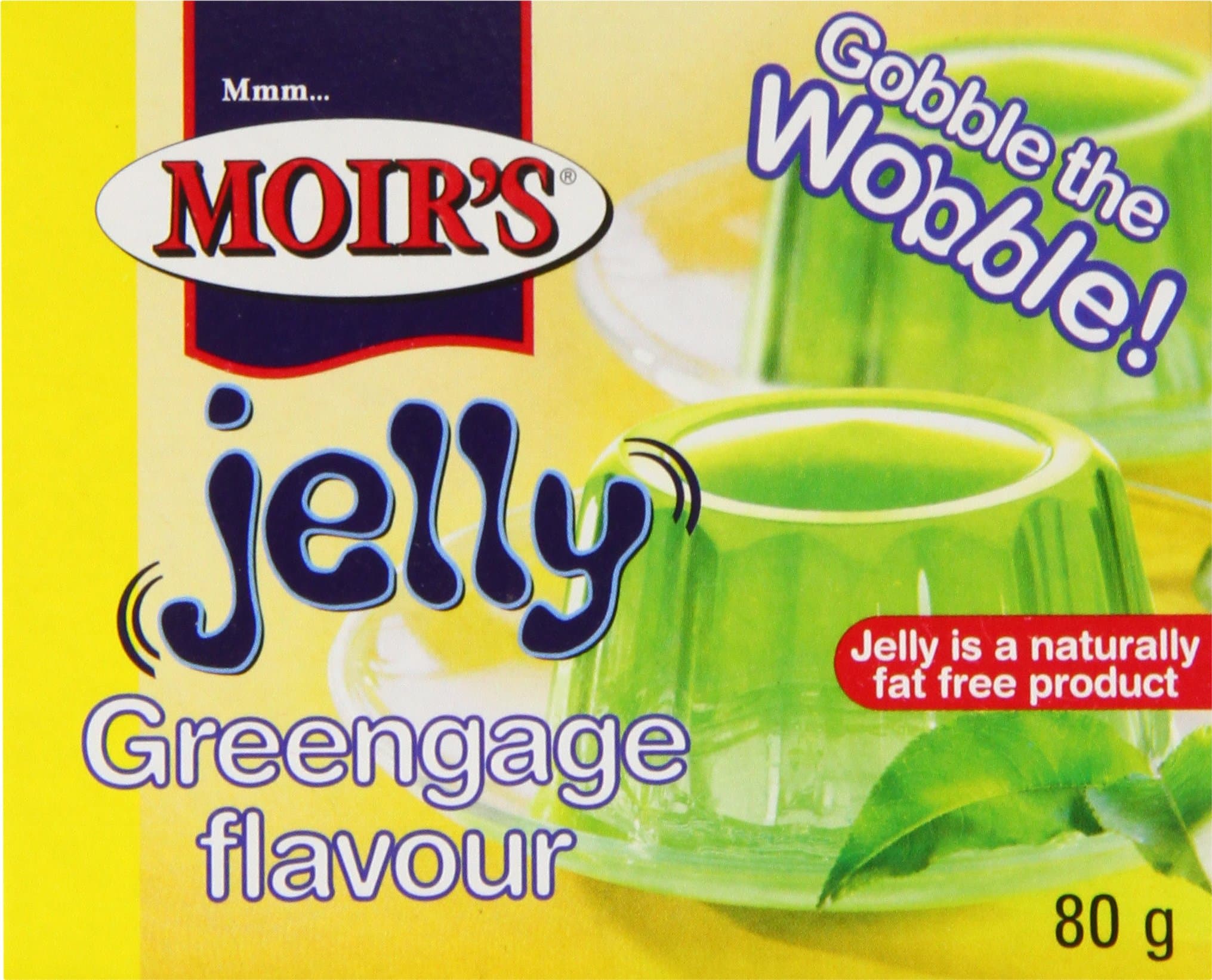 Moir's Greengage Jelly Powder 80 g (Pack of 6)