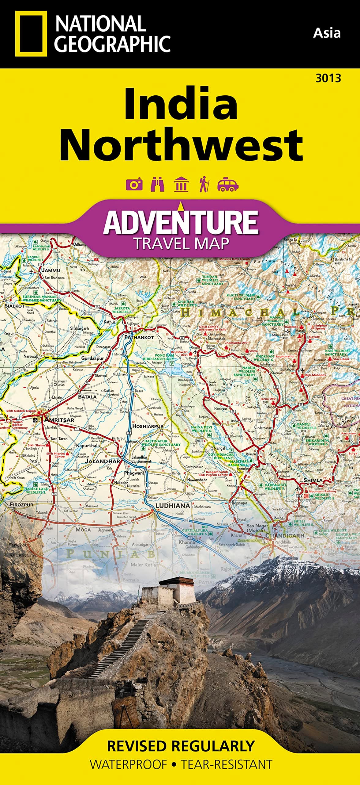 National Geographic Adventure Map India Northwest Map – Folded Map, January 1, 2011