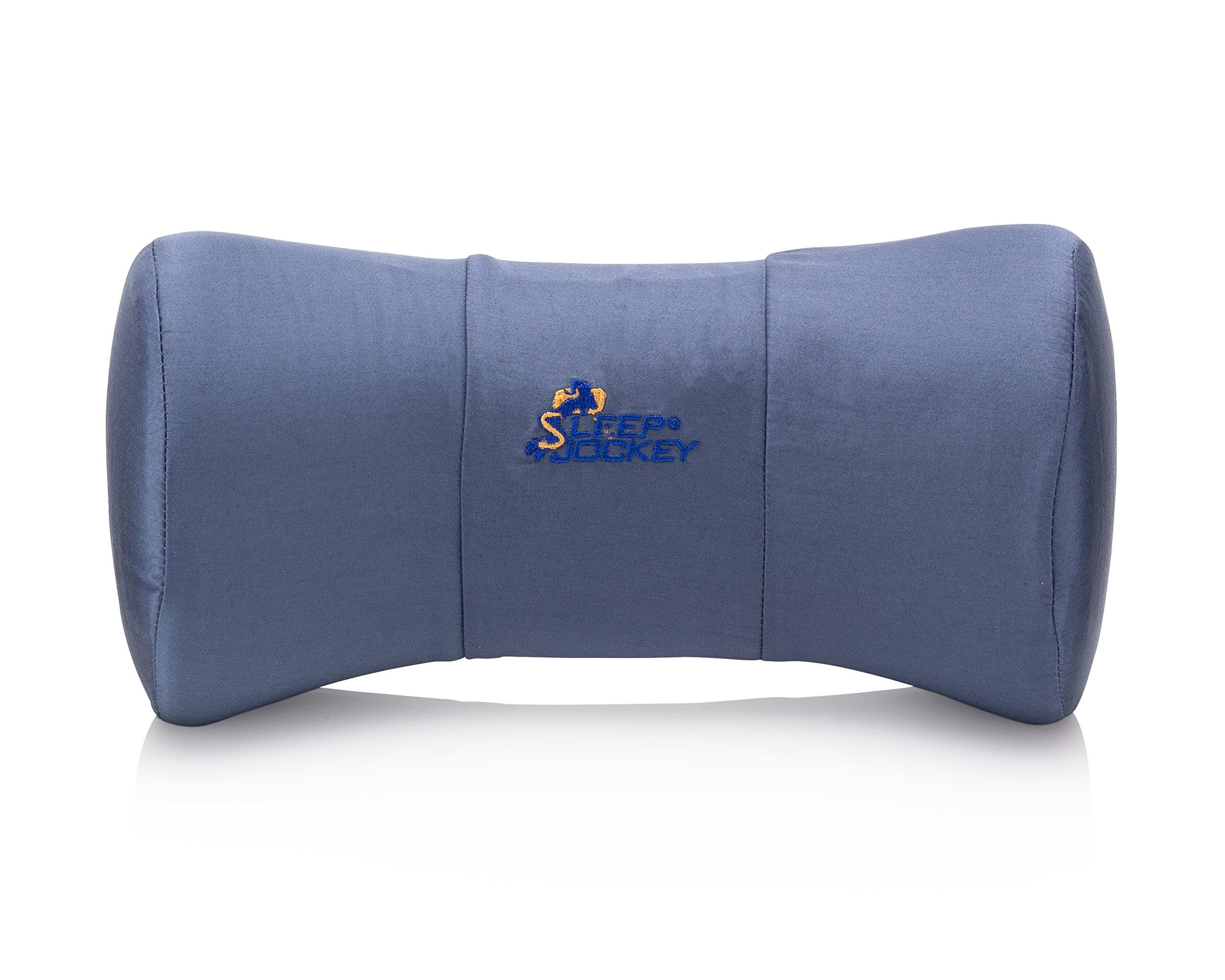 Premium Therapeutic Grade Neck Support Pillow with Pain Free Guarantee by Sleep Jockey - Neck Support - Neck Rest - Neck Cushion - Neck Pillow - Travel Cushion (Blue)