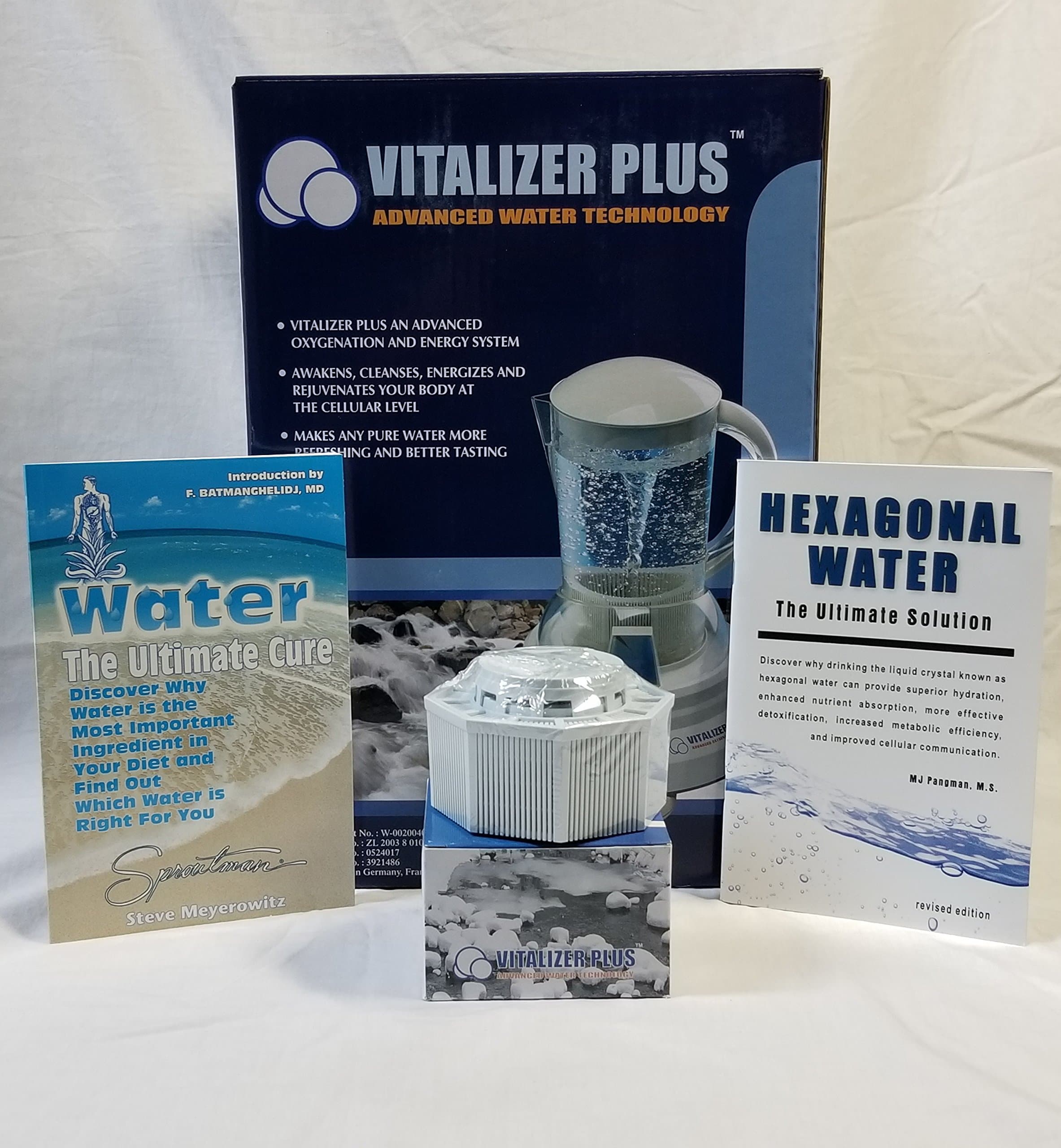 Hexagonal Oxygen Water Maker W/ 2 Mineral Cubes