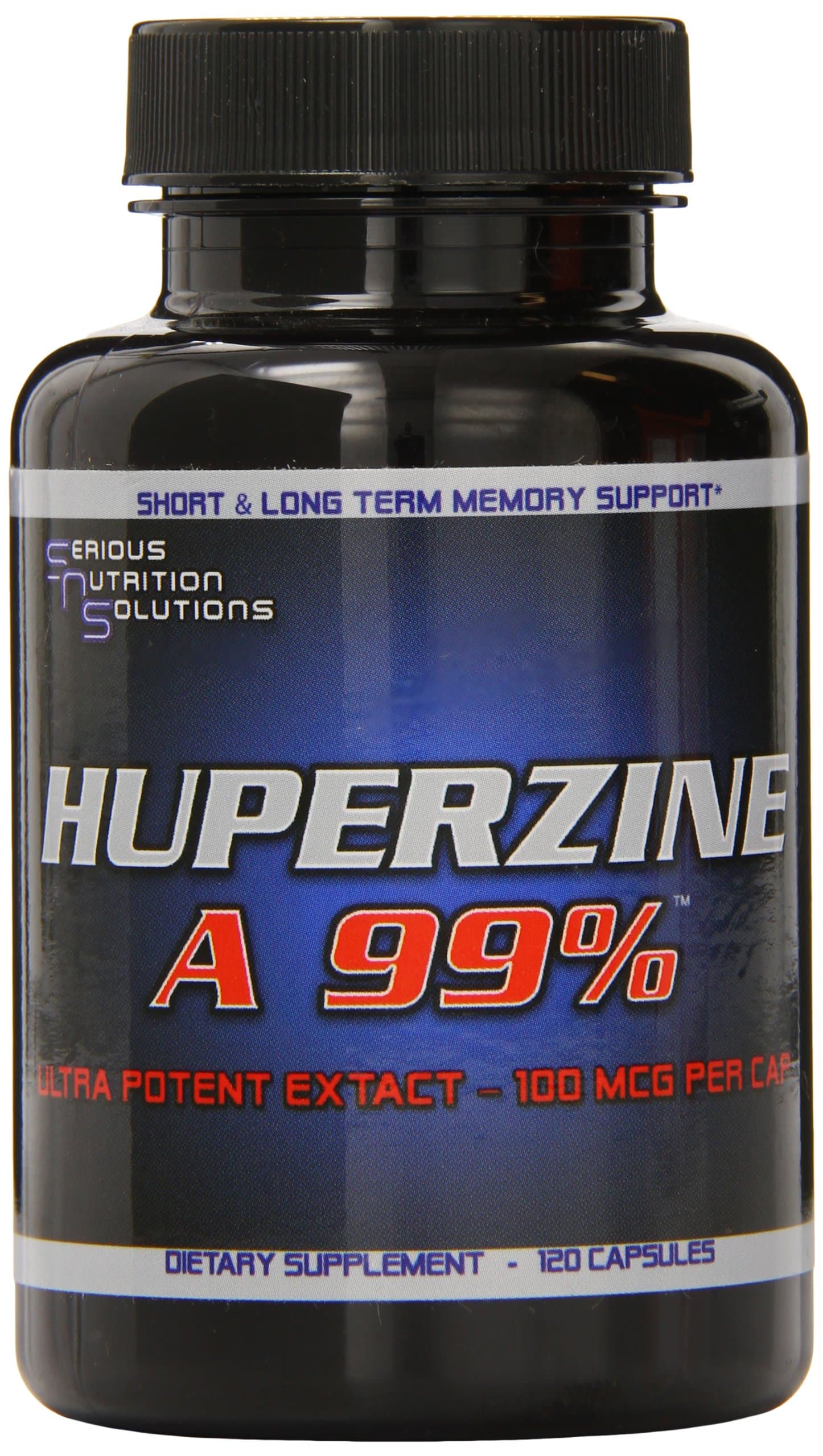 Serious Nutrition Solution (99% Huperzine Extract) Capsules, 120 Count