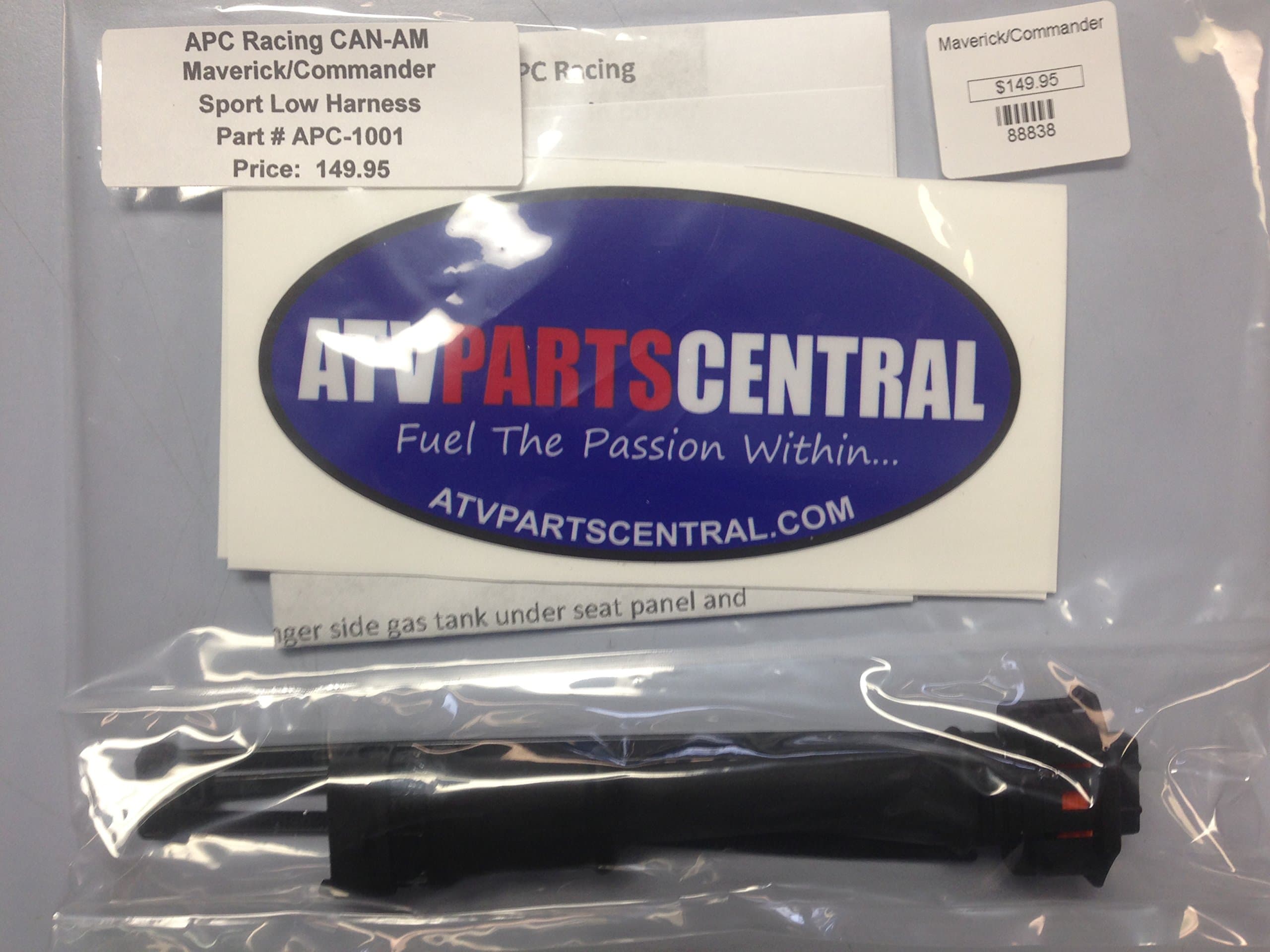 Commander 800 or 1000 Sport Low Range Gear Mode Switchless Transmission Wiring Harness