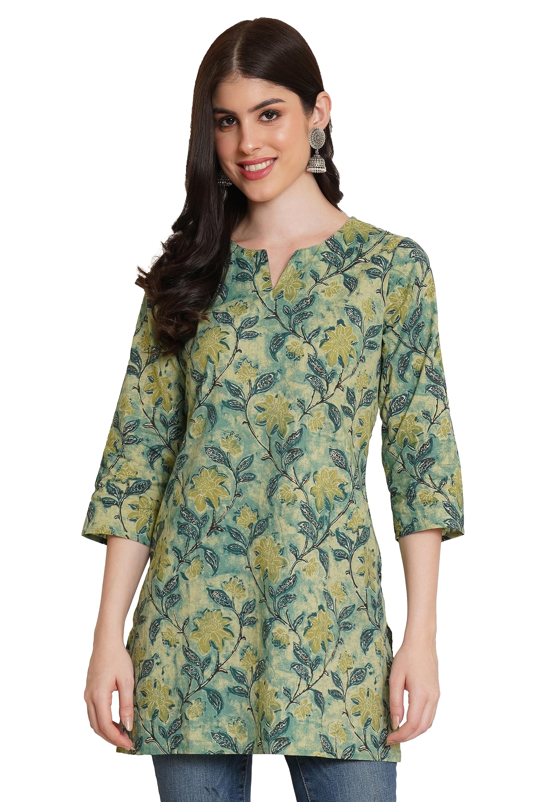 COTLAND FashionsJaipuri Cotton Printed Short Kurti for Women