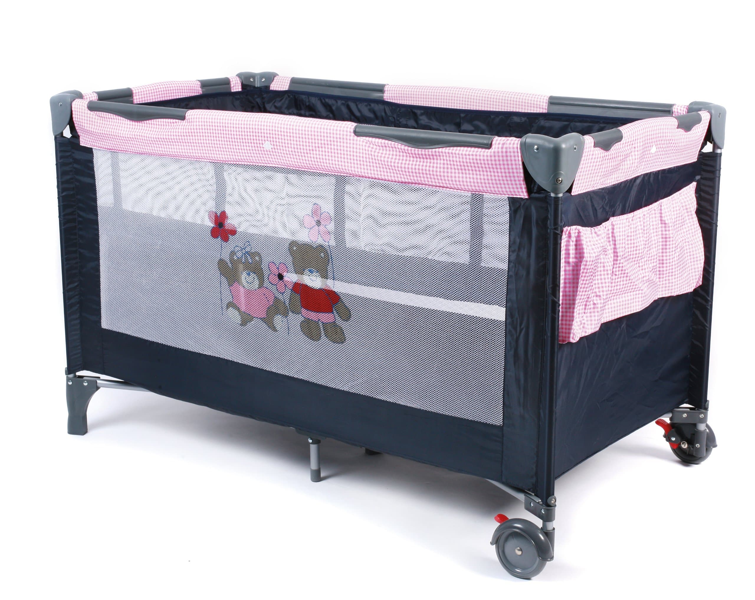 Chic 4 Baby Luxury Travel Cot with Entrance and Carry Case Various Designs
