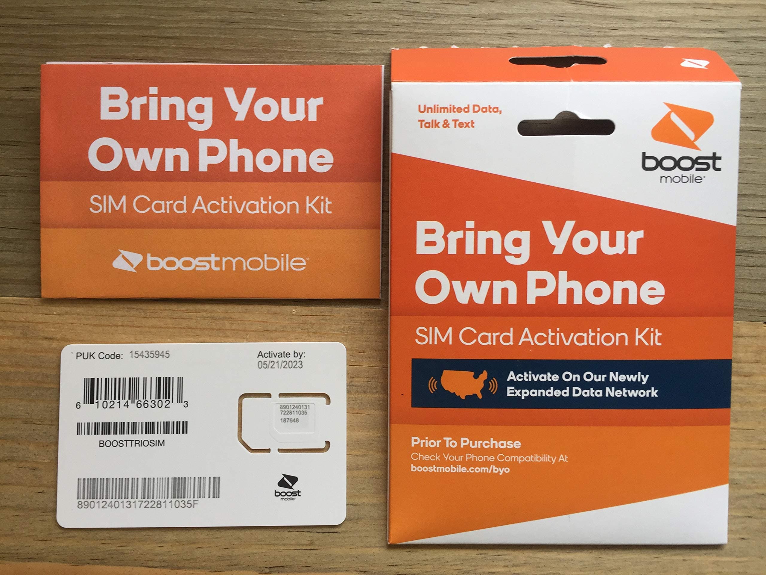 Boost Mobile Bring Your Own Device (BYOD) Sim Card Kit – Prepaid