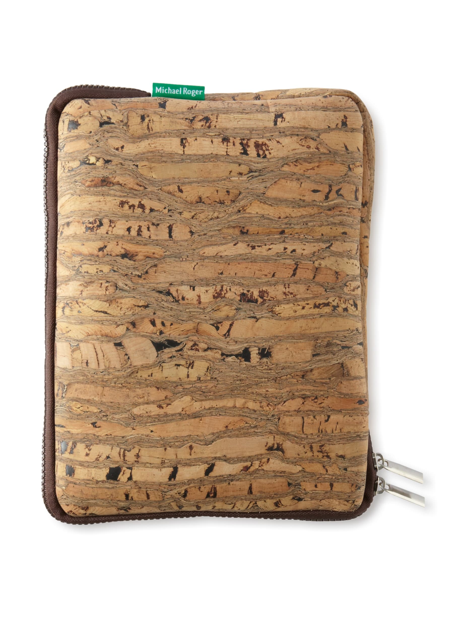 Michael Roger Press iPad 2/Netbook Cork Landmade Sleeve, Natural Beige, One Size