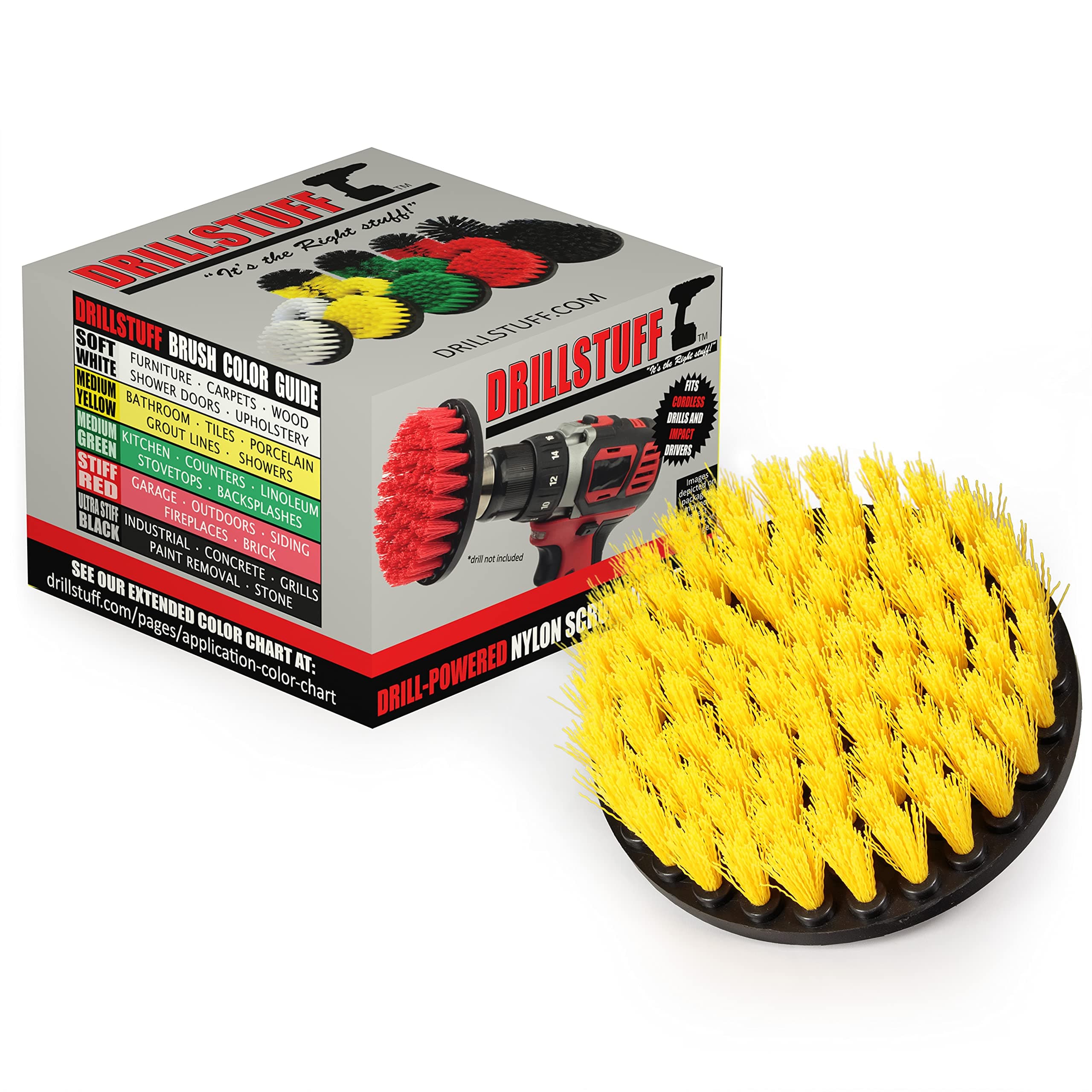 Bathroom Accessories - Cleaning Supplies - Drill Brush - Cleaning - Bathroom Rugs - Flooring - Carpet Cleaner - Spin Brush - Floor Cleaner - Bathtub - Bath Mat - Shower Cleaner - Tile - Grout Cleaner…