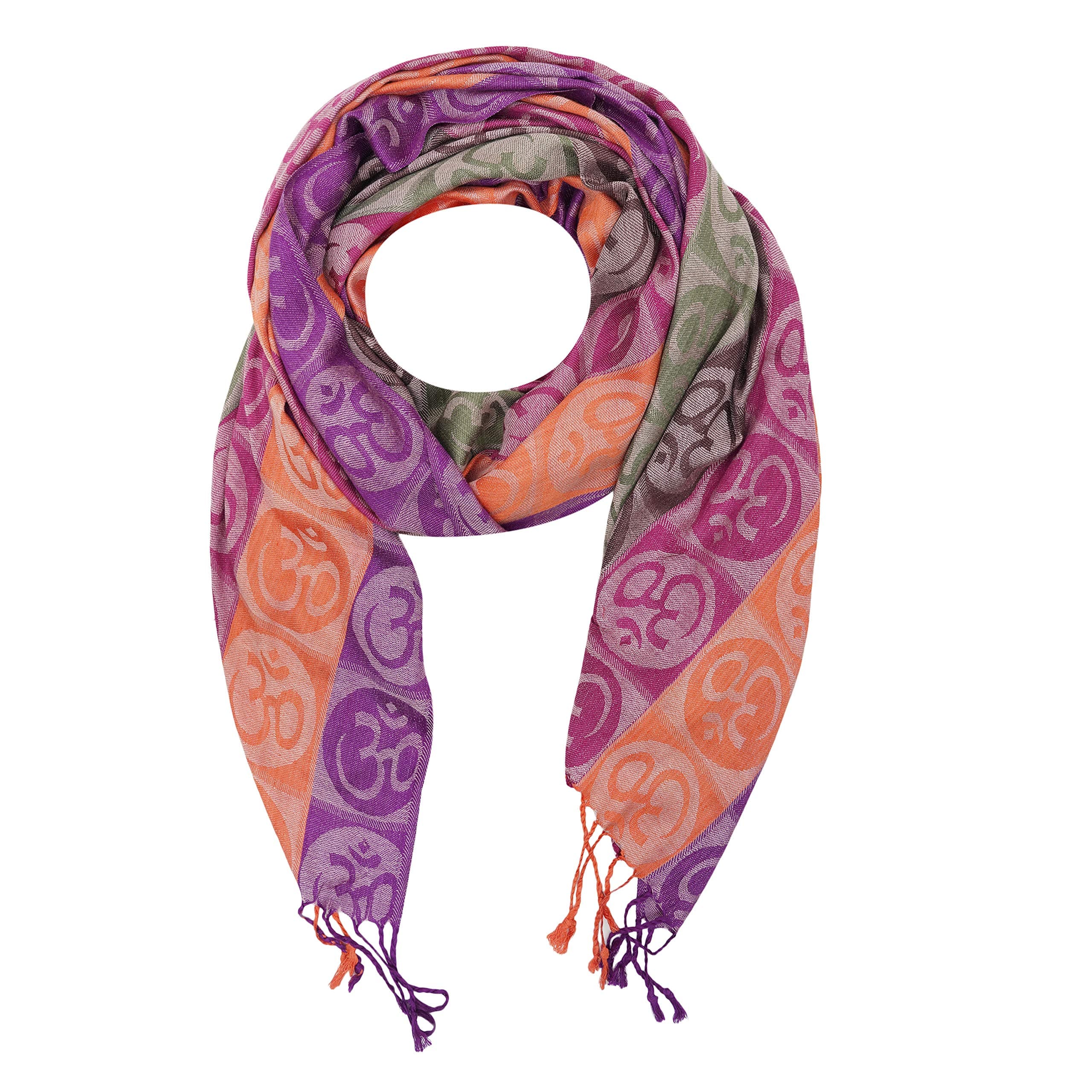 Buddha Meditation Prayer Shawl Yoga Wrap Cover (Red)