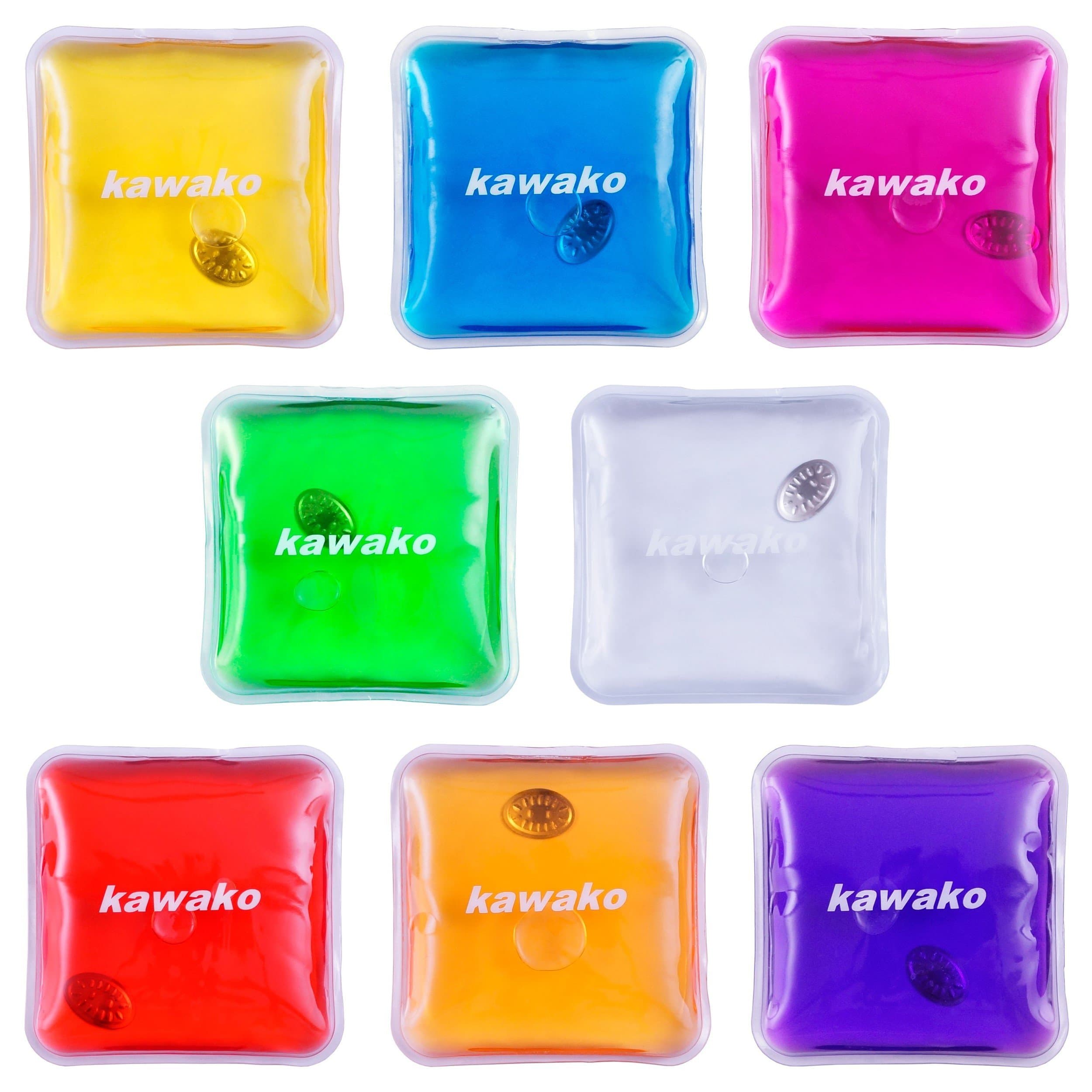 OHE Pocket Warmers Set of 8 Multi-Coloured Square Hand Warmers Hot Pads