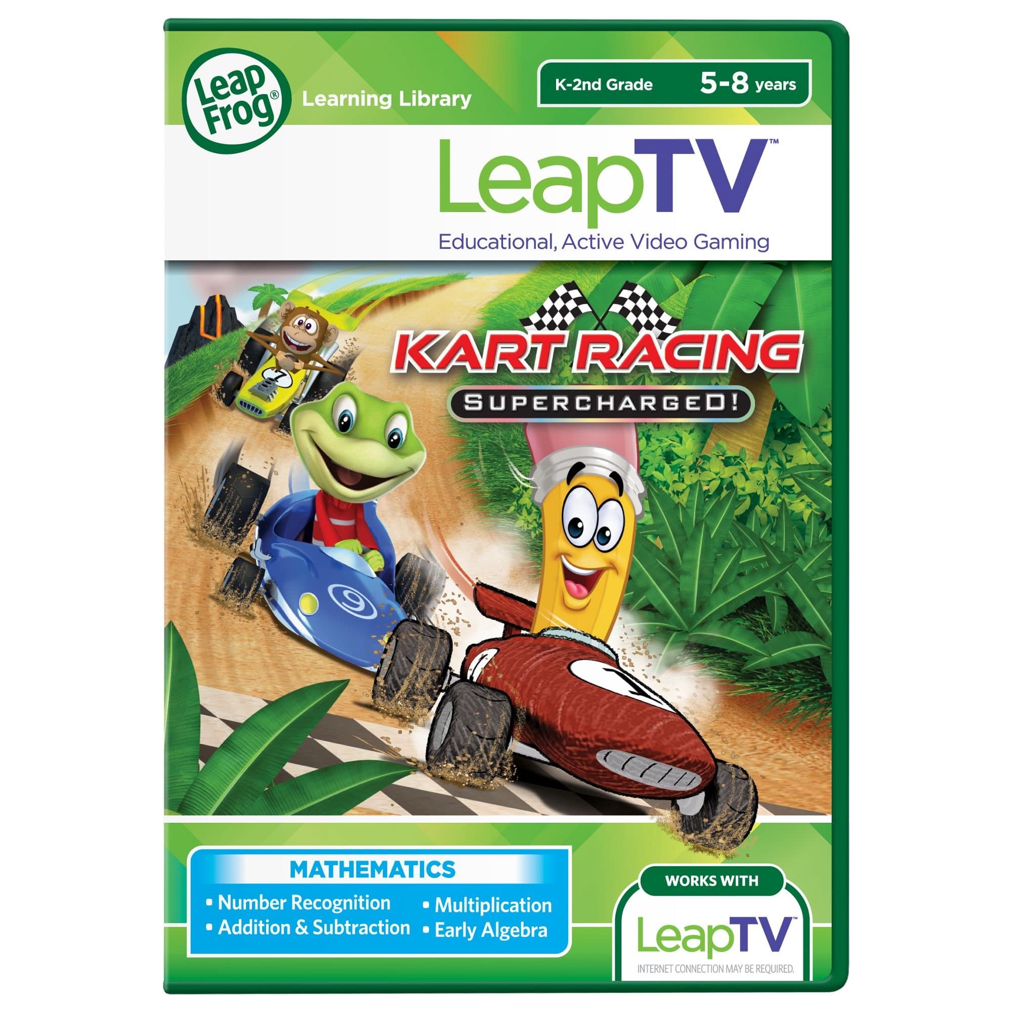 LeapTV Kart Racing: Supercharged! Educational, Active Video Game