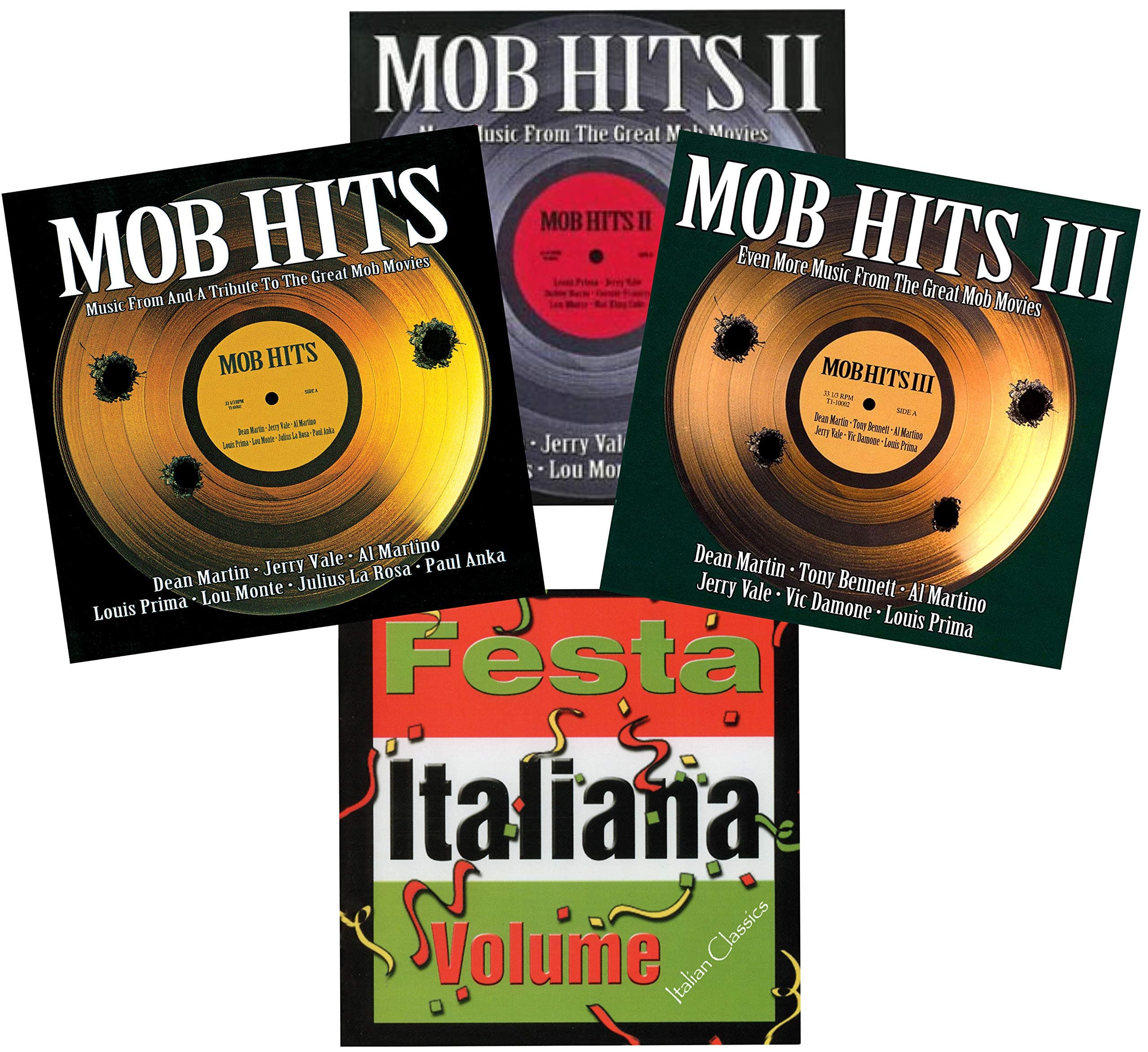 Mob Hits: Tribute to Great Mob Movies Complete Collection 1-2-3 & Extra Festa Italiana 5 Discs