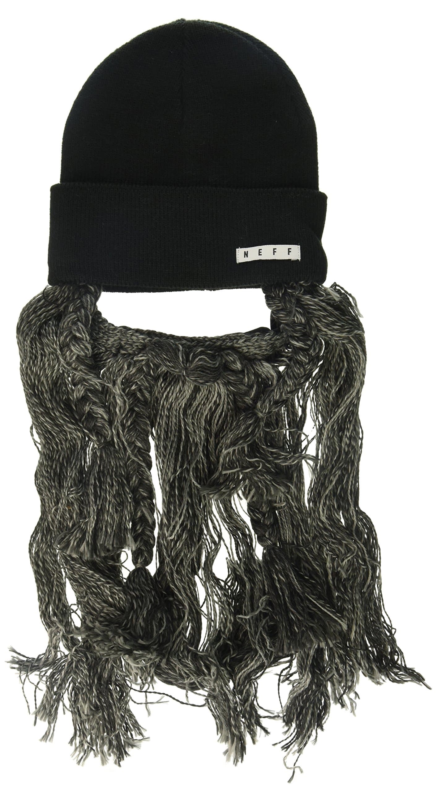 Unisex-Adults Bunyan Beanie, Black/Grey, One Size