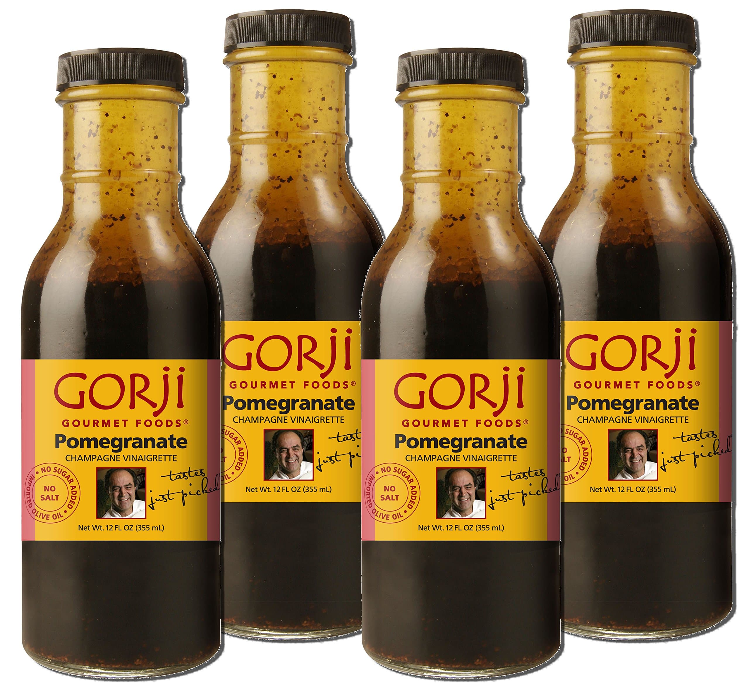 Gorji Gourmet Pomegranate Vinaigrette 12 oz (Pack of 4)