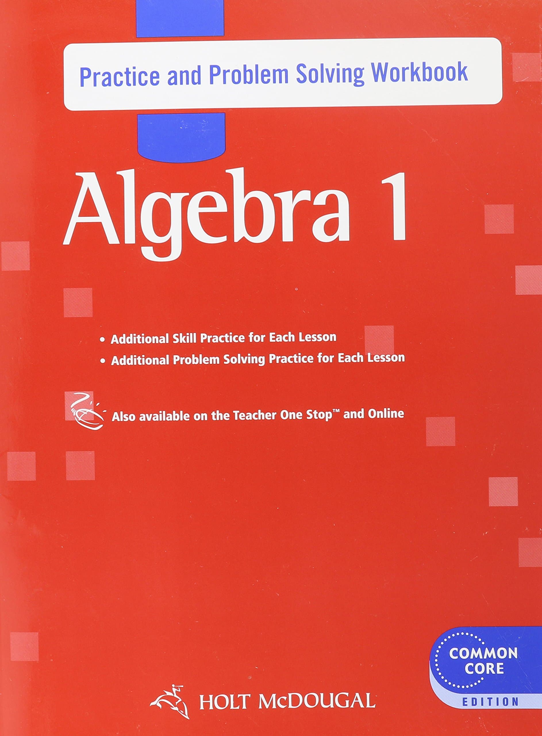 Algebra 1 Common Core: Practice and Problem Solving Paperback – 21 Jun. 2011