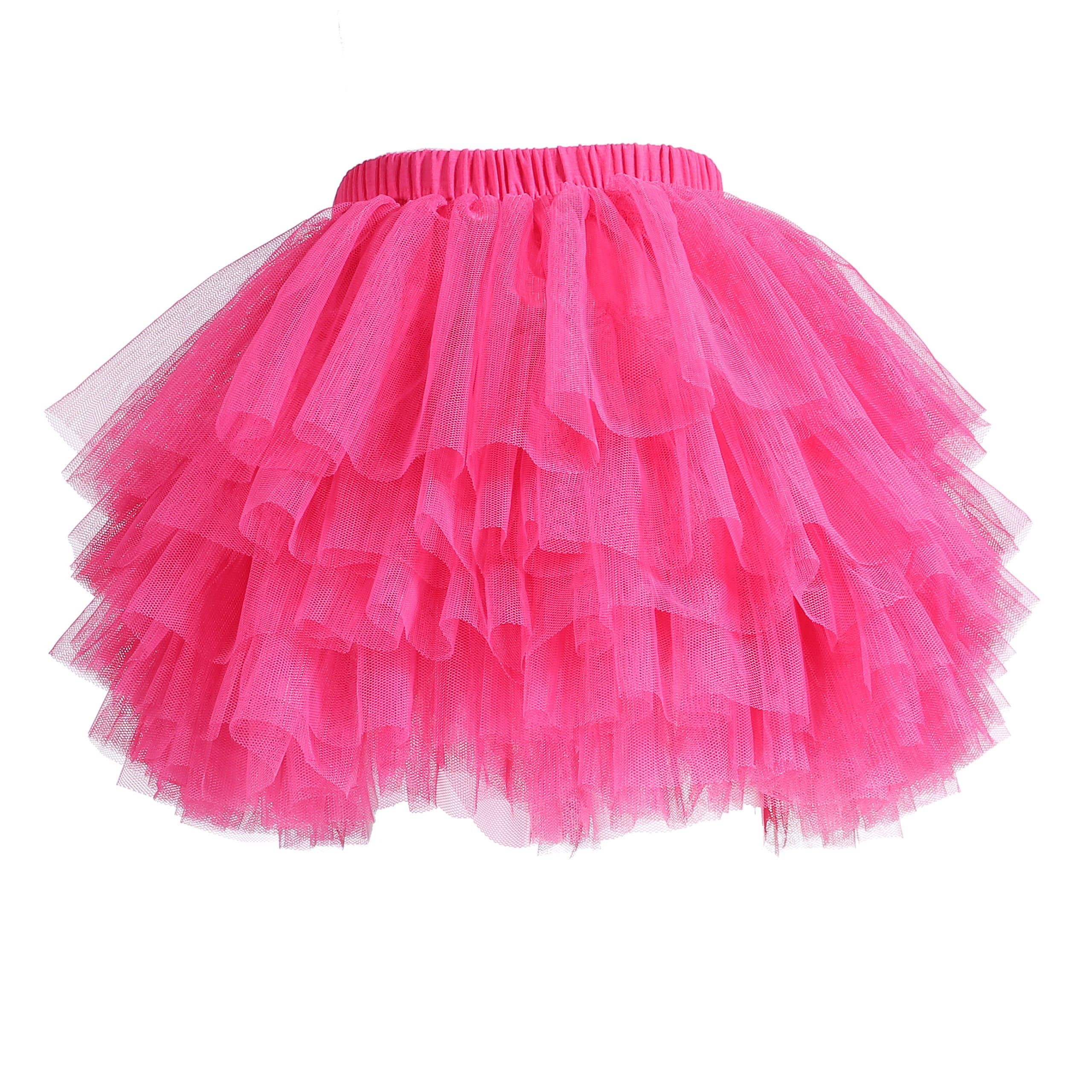 Baby Girls' Tutu Skirt Toddler 6 Layered Tulle Tutus 1-8T