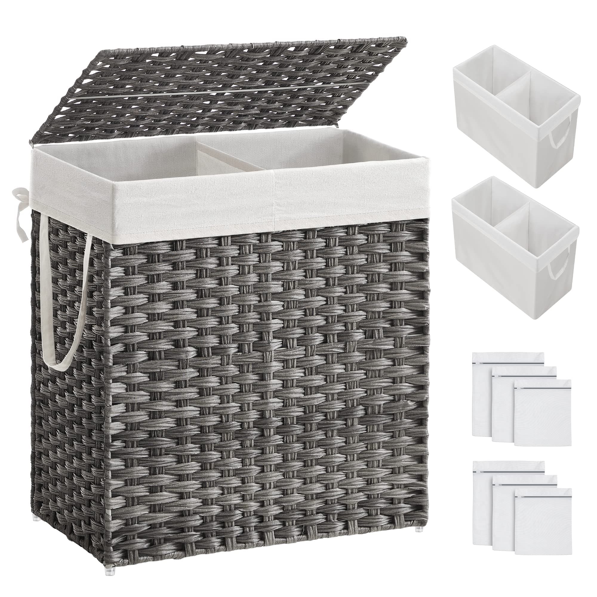 Laundry Hamper with Lid ULCB52WG