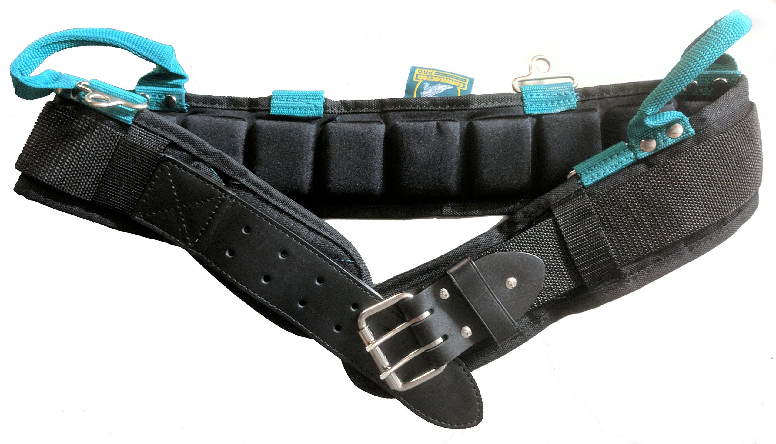 Gatorback Contractor Pro Professional Ventilated Comfort Belt Tool Pouch Ready. Ventilated Air Channels Designed for Comfort and Less Sweating (3XL 50-54 Inch Waist)