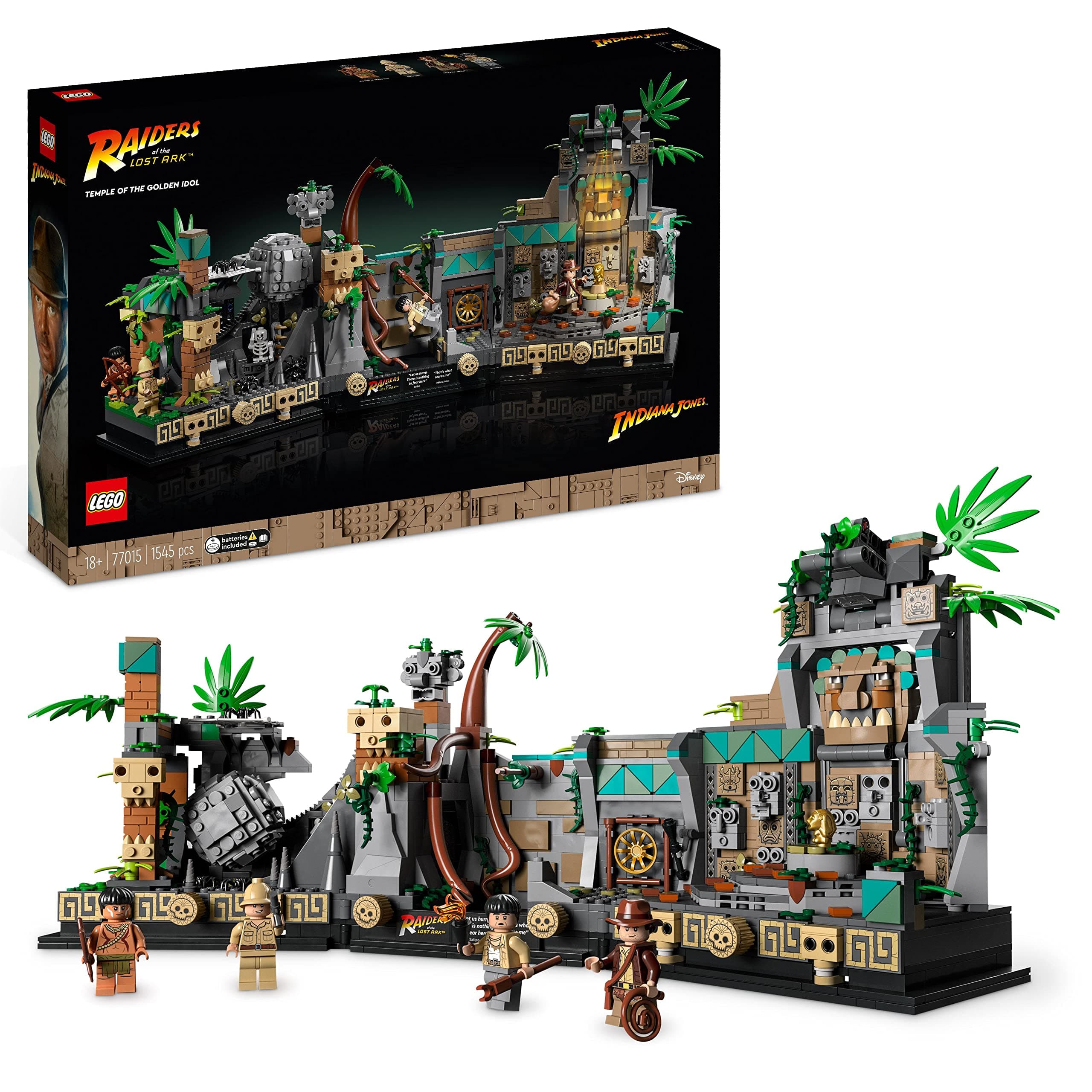 Indiana Jones™ Temple of the Golden Idol 77015 Building Kit (1,545 Pieces)