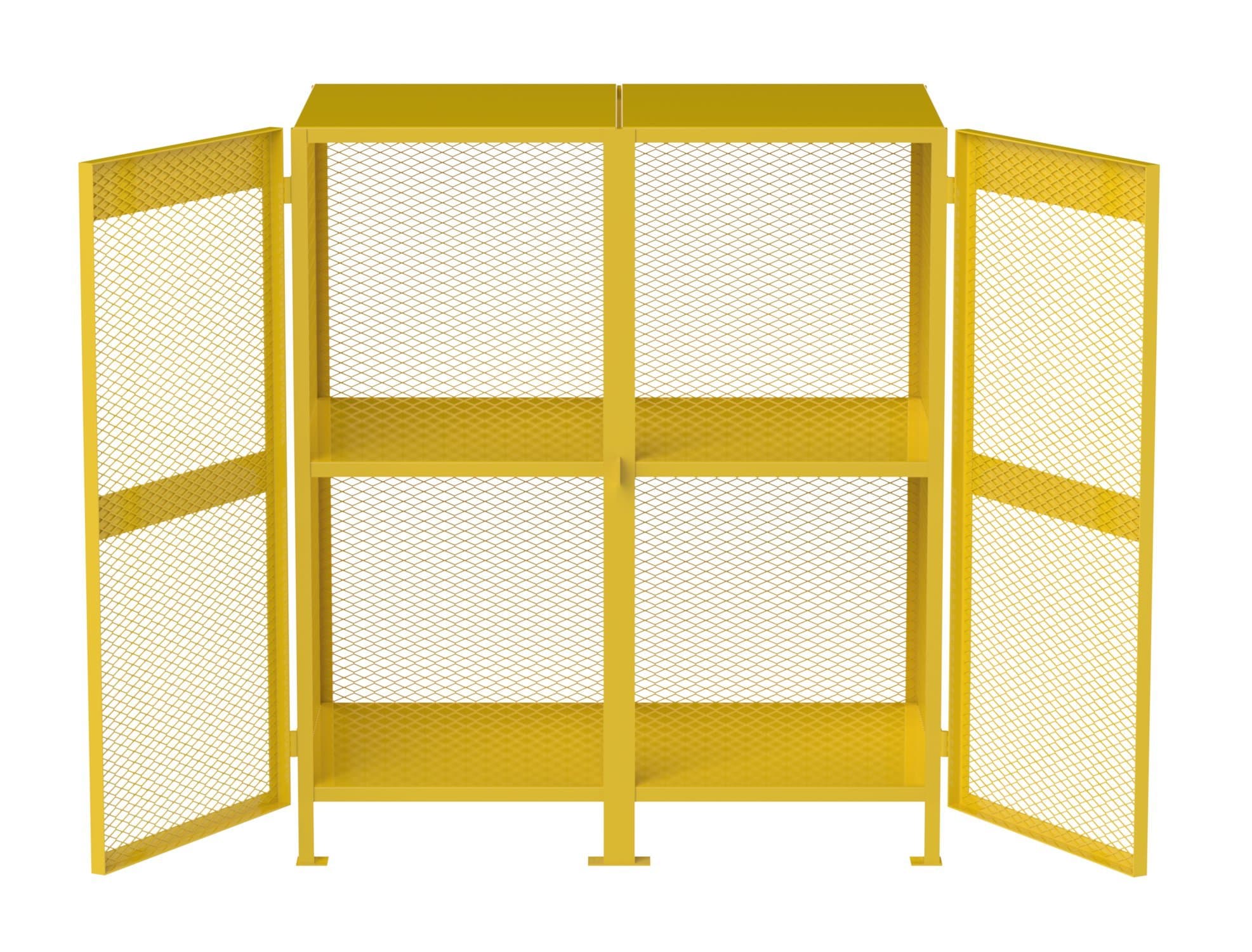 Jamco Products Inc CA160-YP Vertical Cylinder Storage Cabinet, 65-Inch x 38-Inch x 70-Inch