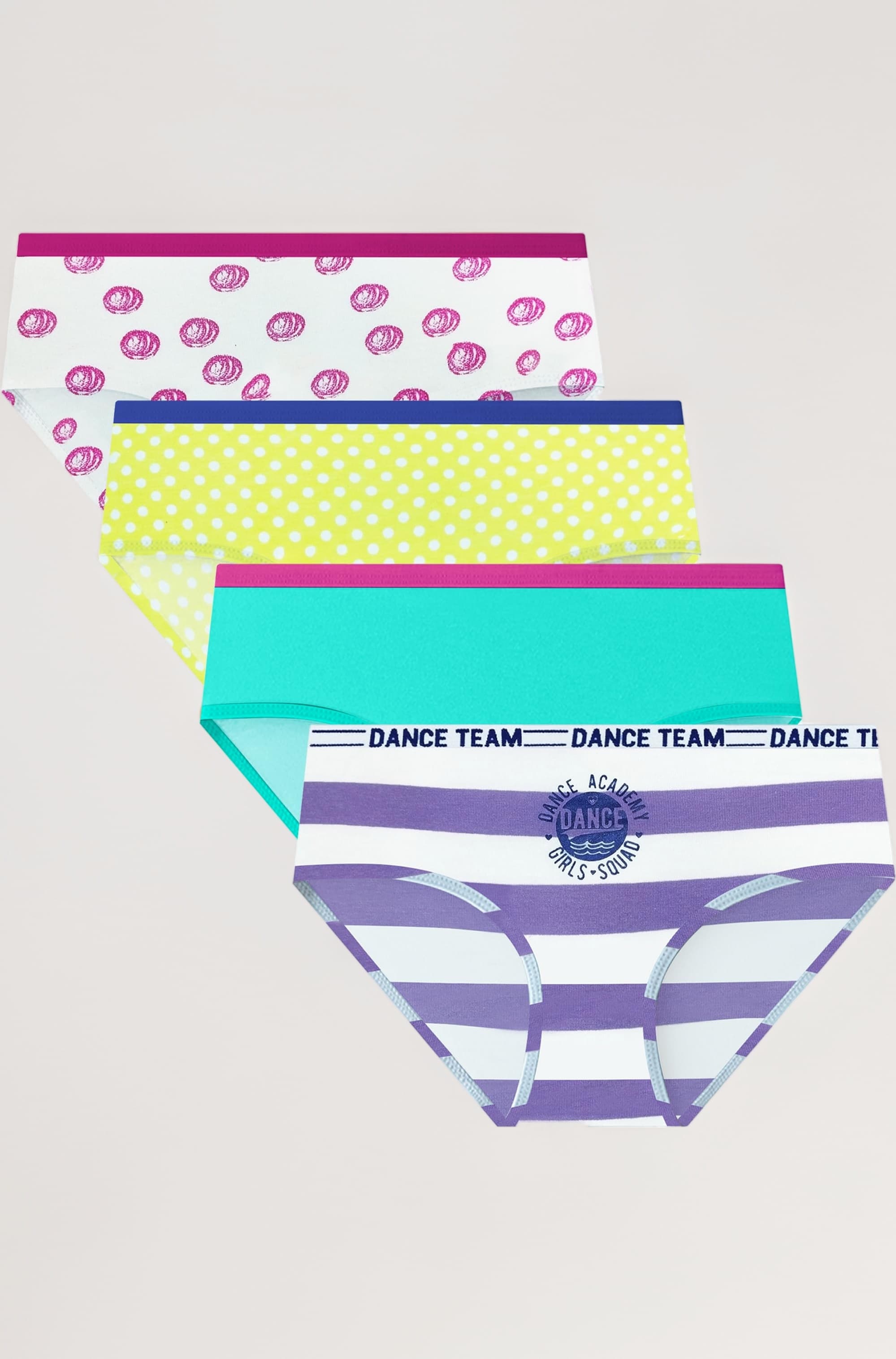 Regular Fit Printed Panties for Girls Breathable Cotton Full Coverage Innerwear Kids Underwear Briefs Combo Pack for Daily Use (Assorted Prints and Colours)