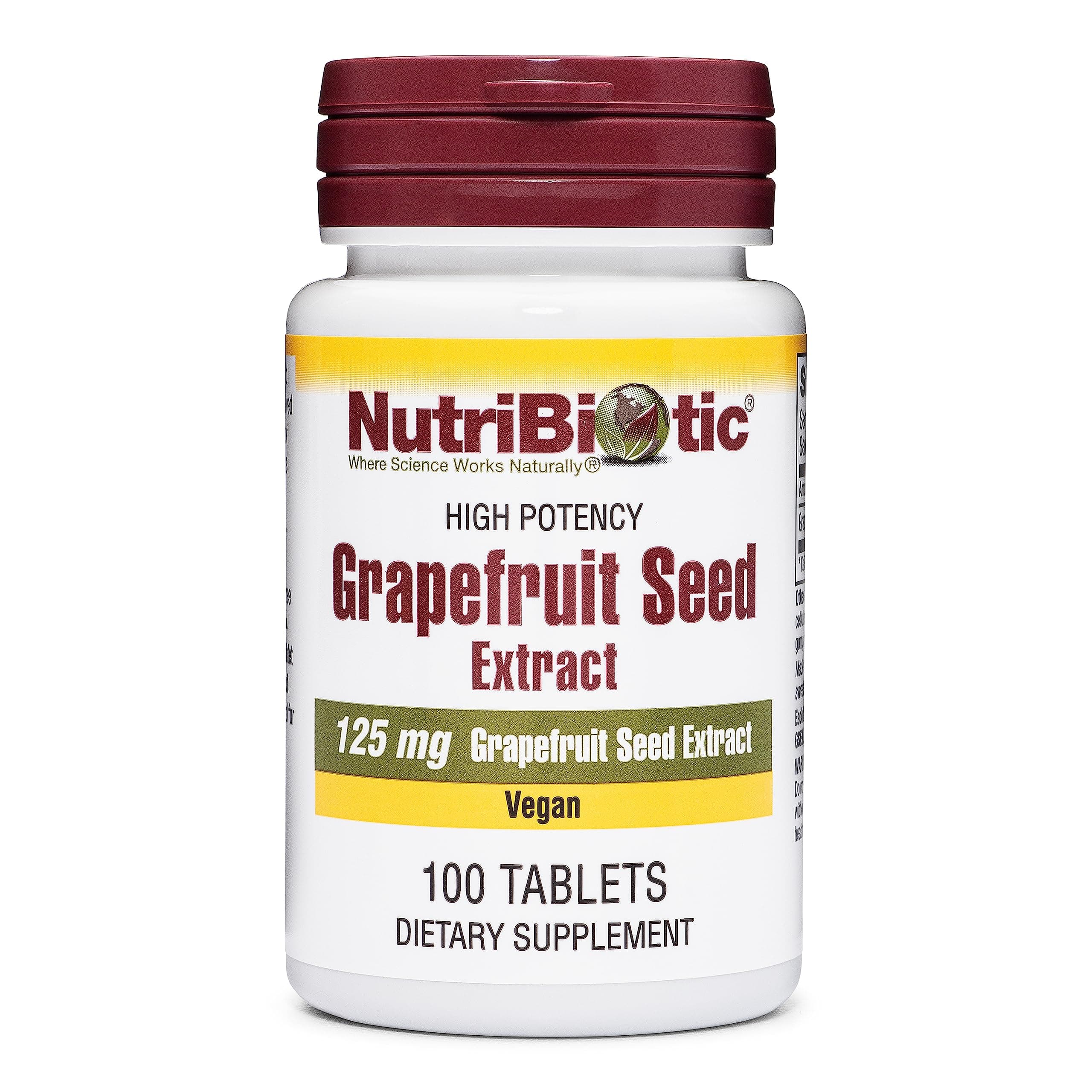 Gse Grapefruit Seed Extract 125mg(100 Tablets)